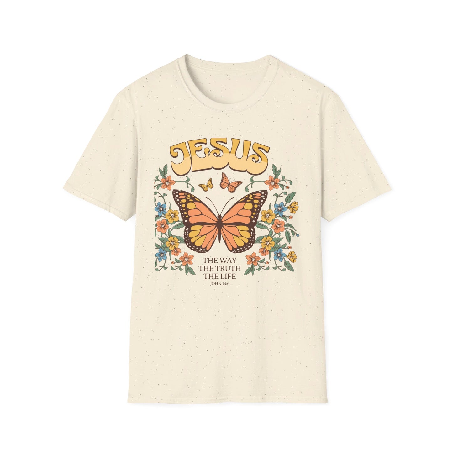 Jesus - The Way, The Truth, The Life   Unisex Softstyle T-Shirt