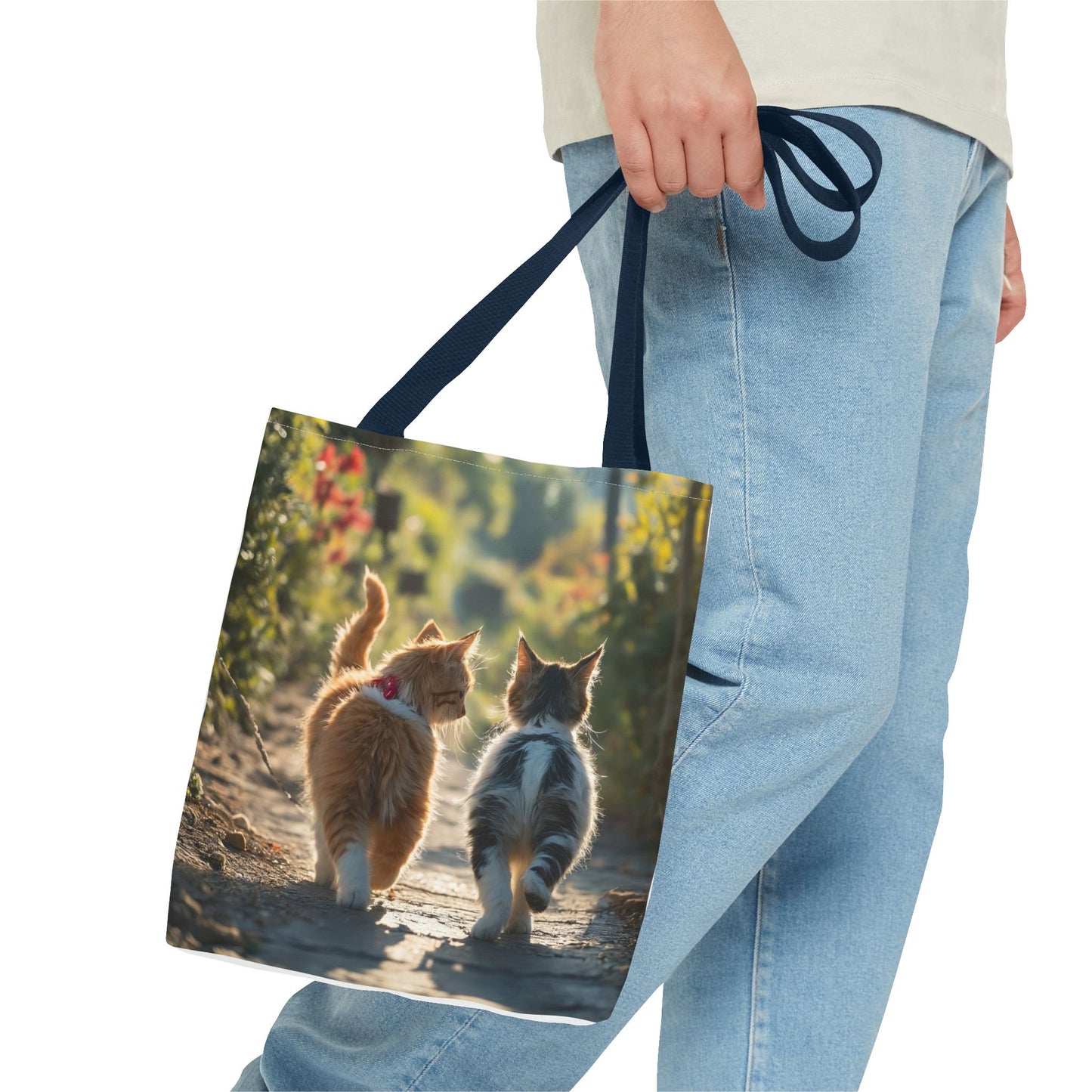 Cat Travelers Tote Bag (AOP)