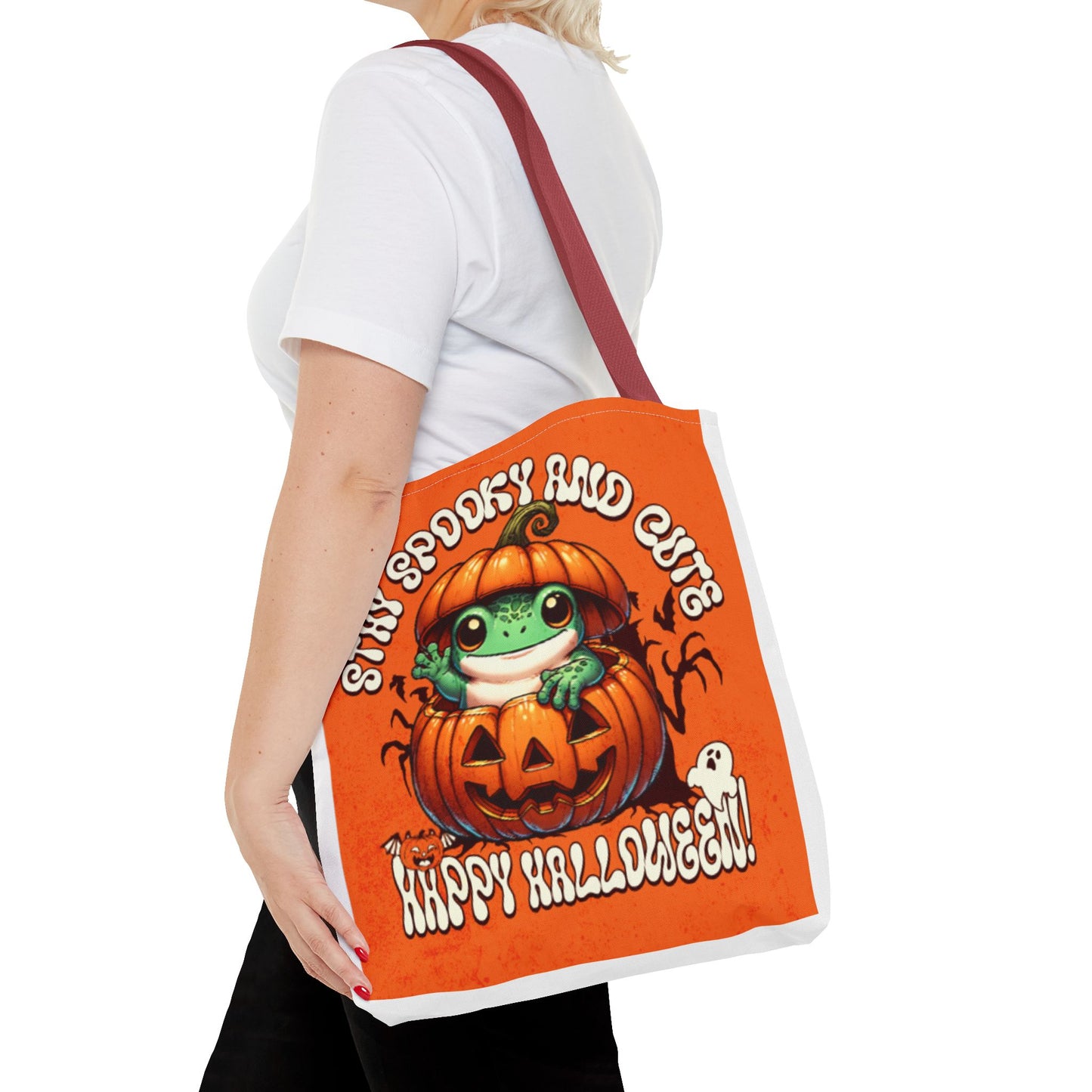 Jack o Latern and Frog   Tote Bag (AOP)