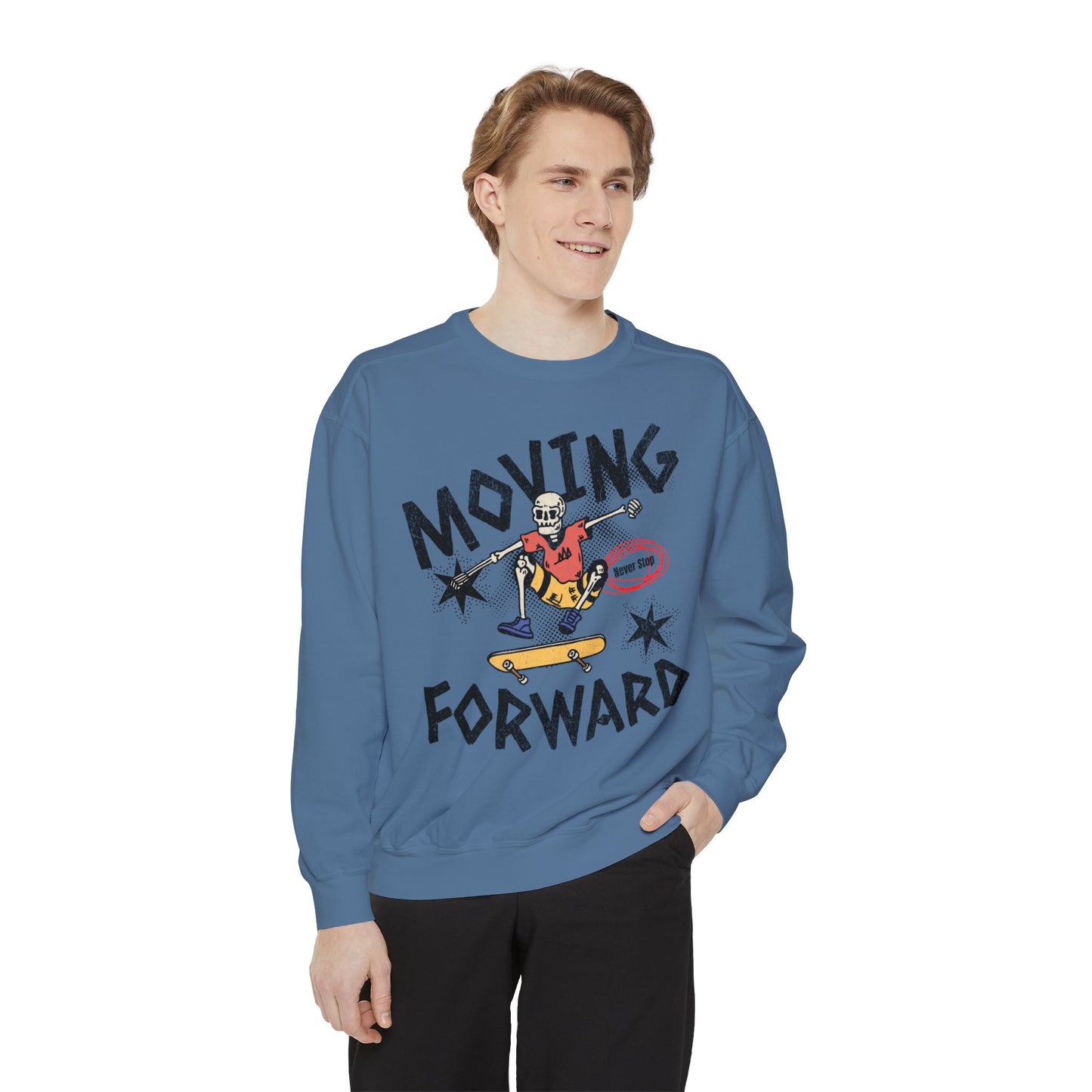 Moving Forward  Unisex Garment-Dyed Sweatshirt