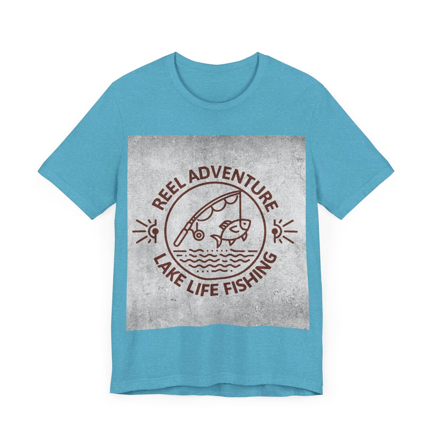 Lake Life Fishing   Unisex Jersey Short Sleeve Tee