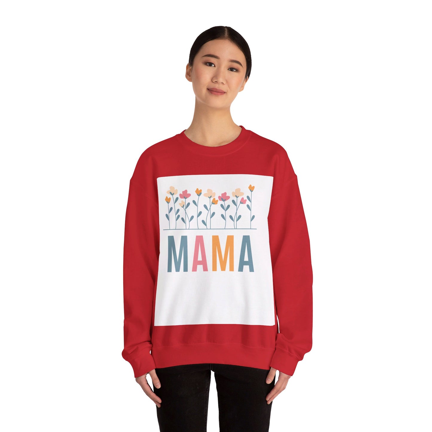 Mama   Heavy Blend™ Crewneck Sweatshirt