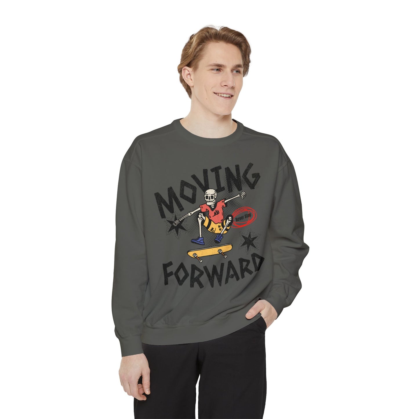 Moving Forward  Unisex Garment-Dyed Sweatshirt