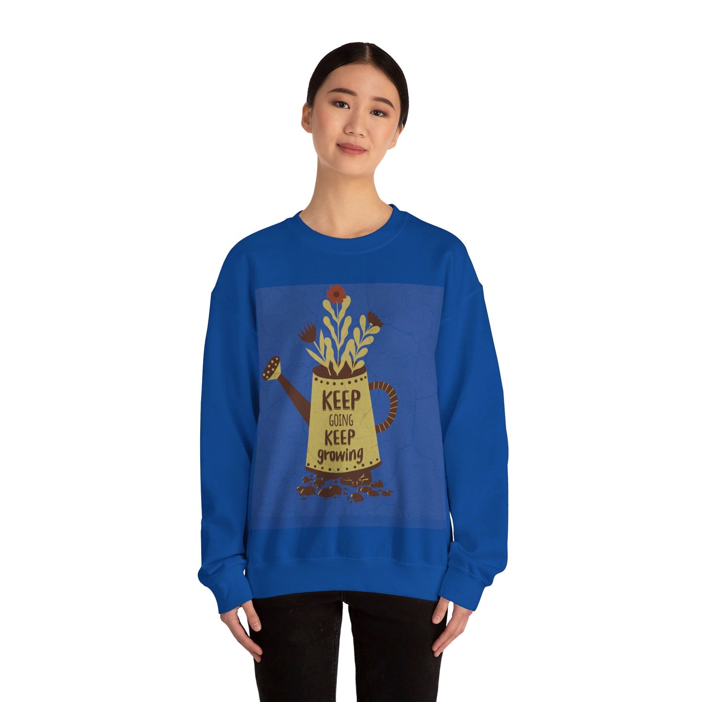 Keep Going, Keep Growing Unisex Heavy Blend™ Crewneck Sweatshirt