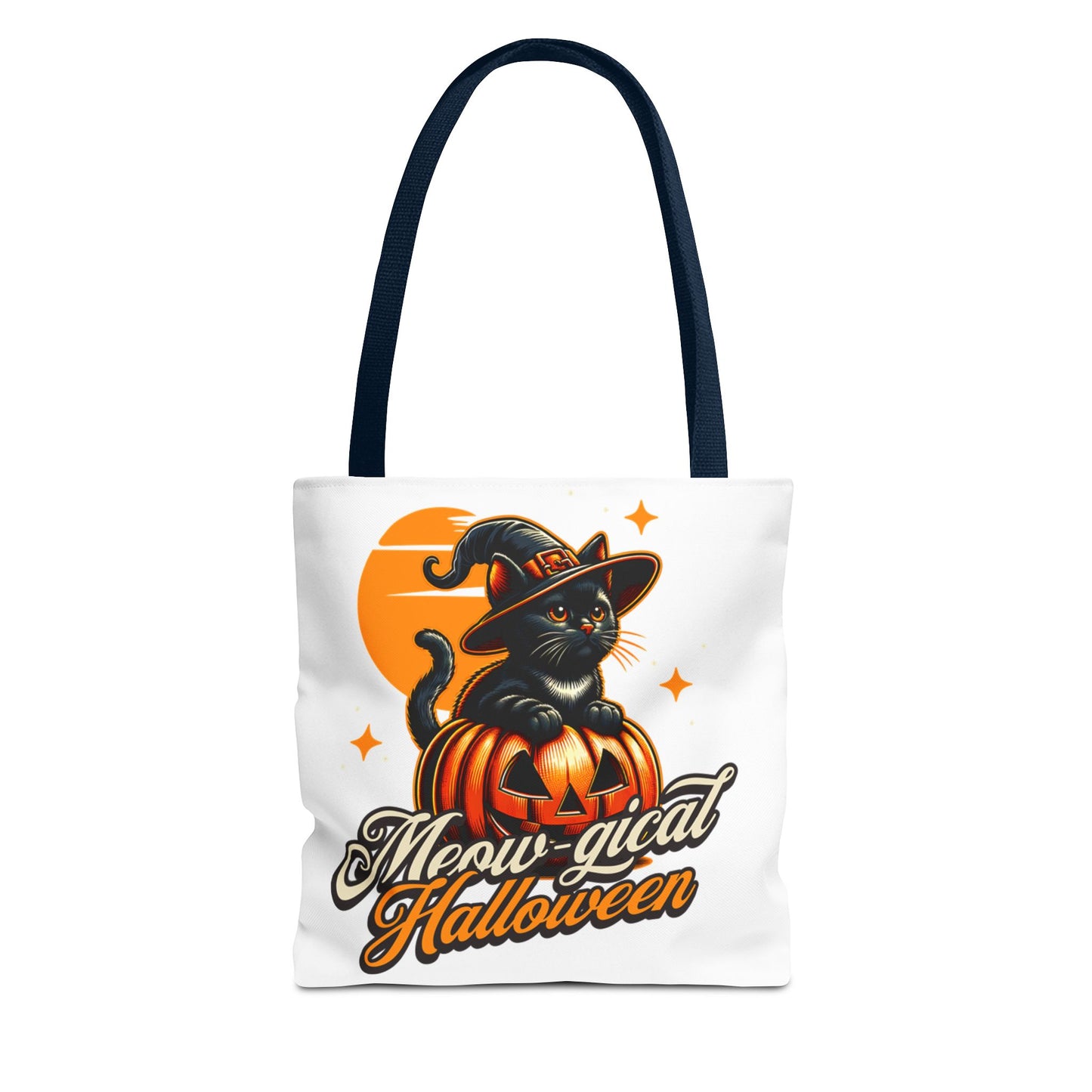 Meow - gical Halloween Cat  Tote Bag (AOP)