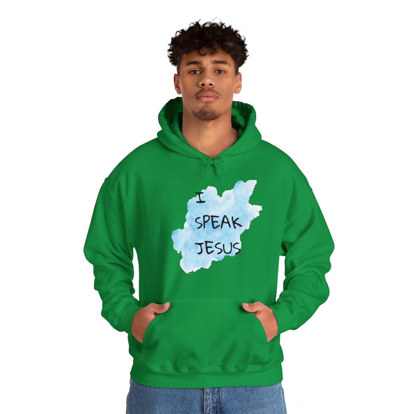 I Speak Jesus  Unisex Heavy Blend™ Hooded Sweatshirt