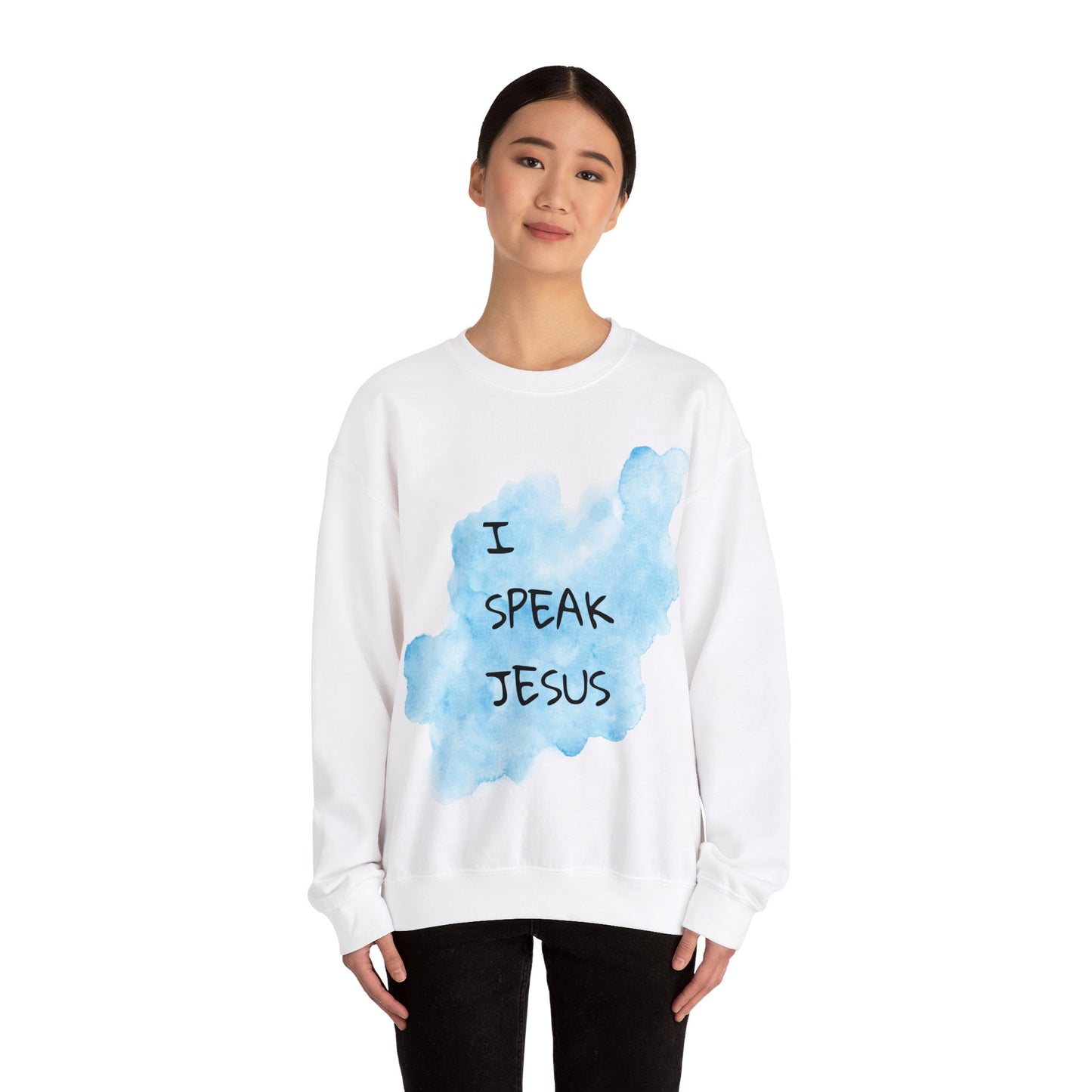 I Speak JESUS      Unisex Heavy Blend™ Crewneck Sweatshirt