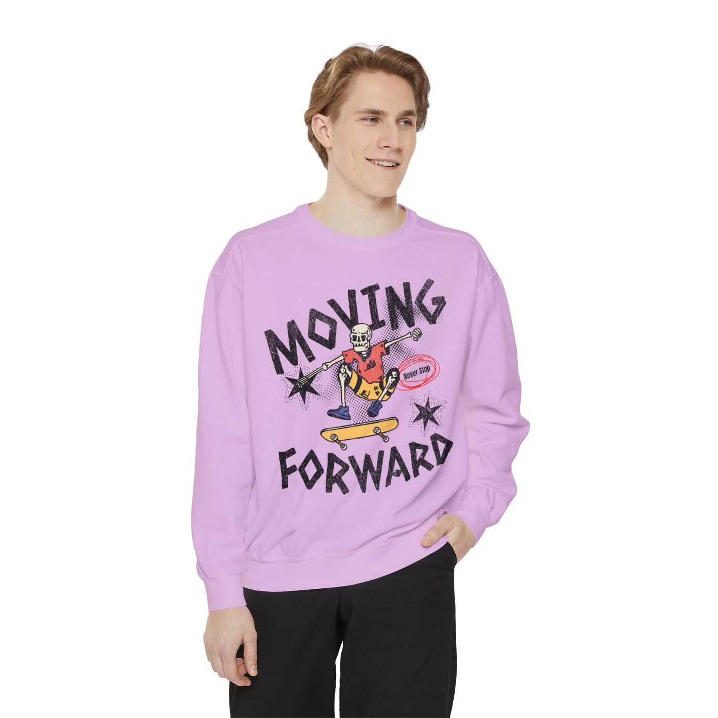 Moving Forward  Unisex Garment-Dyed Sweatshirt