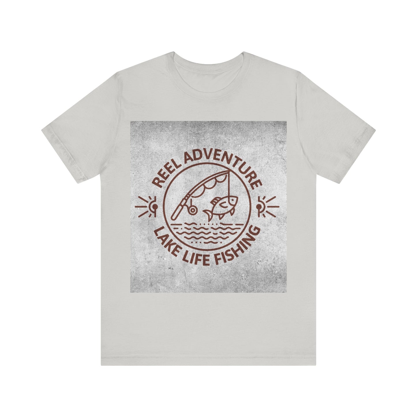 Lake Life Fishing   Unisex Jersey Short Sleeve Tee