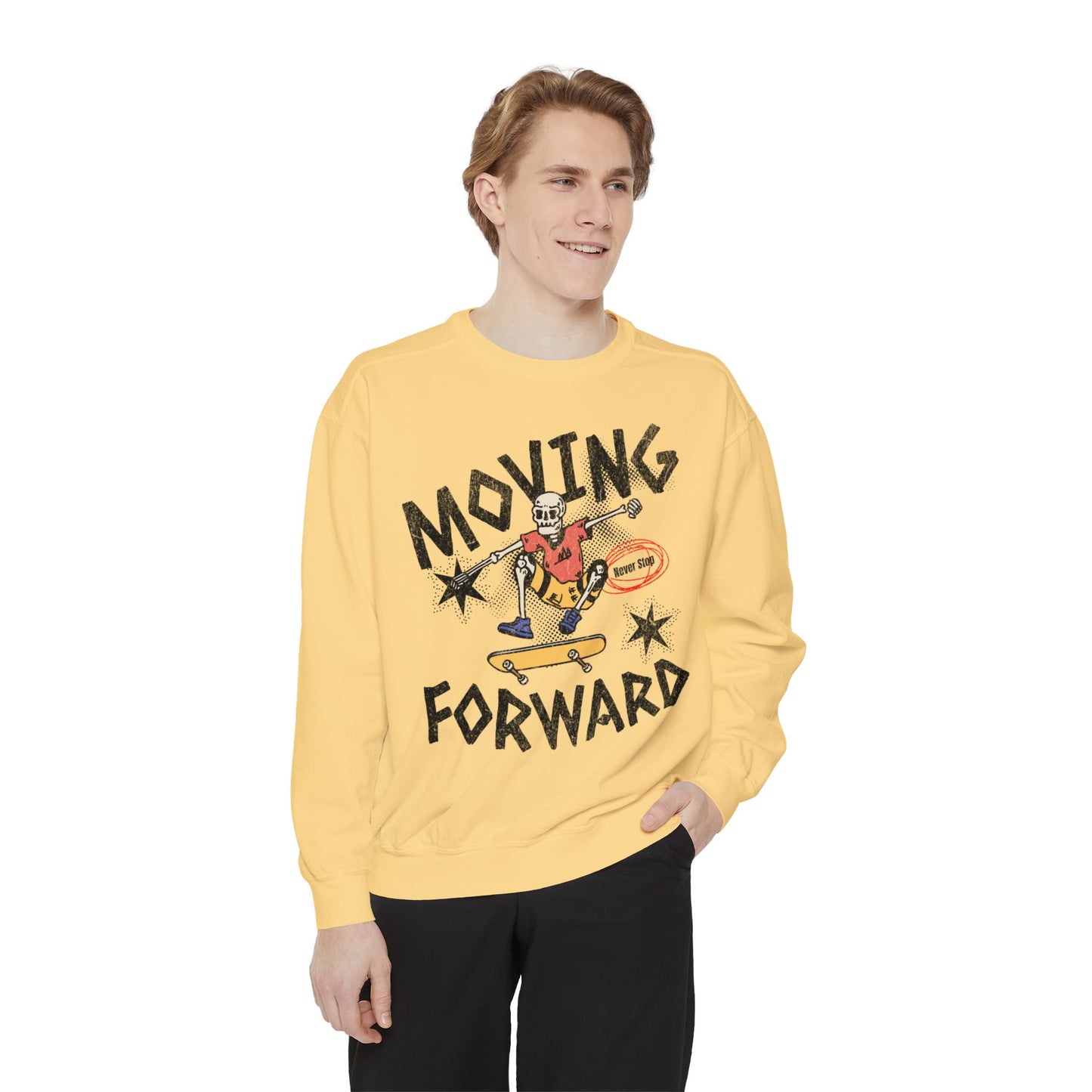 Moving Forward  Unisex Garment-Dyed Sweatshirt