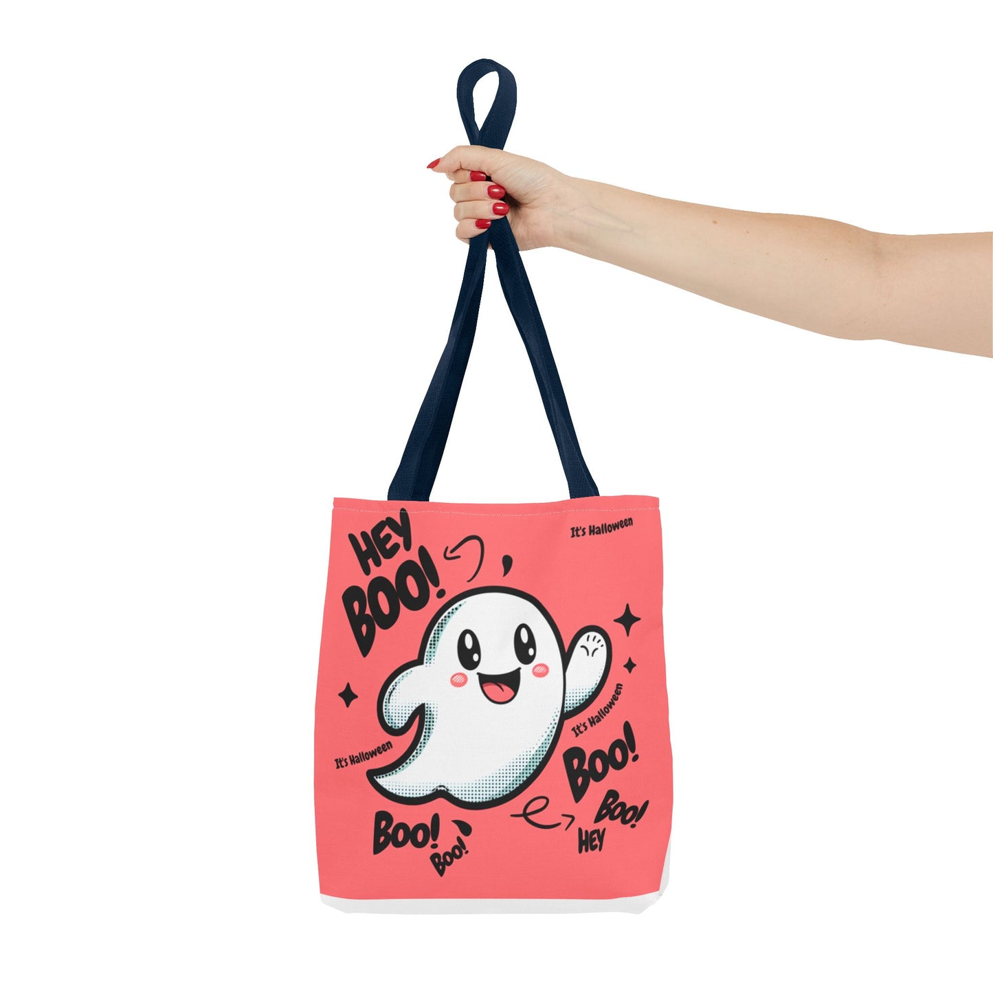 Halloween  Hey Boo    Tote Bag (AOP)