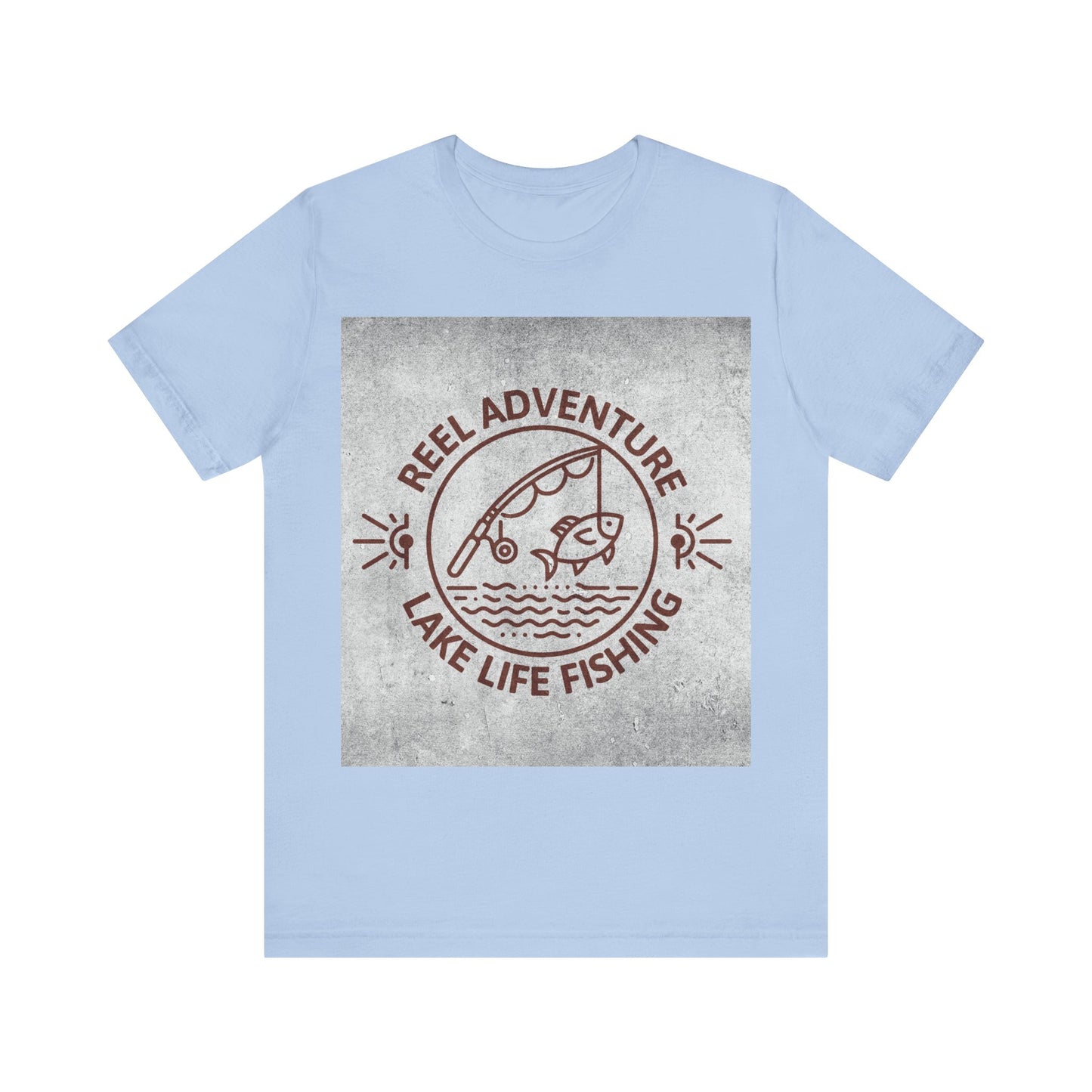 Lake Life Fishing   Unisex Jersey Short Sleeve Tee