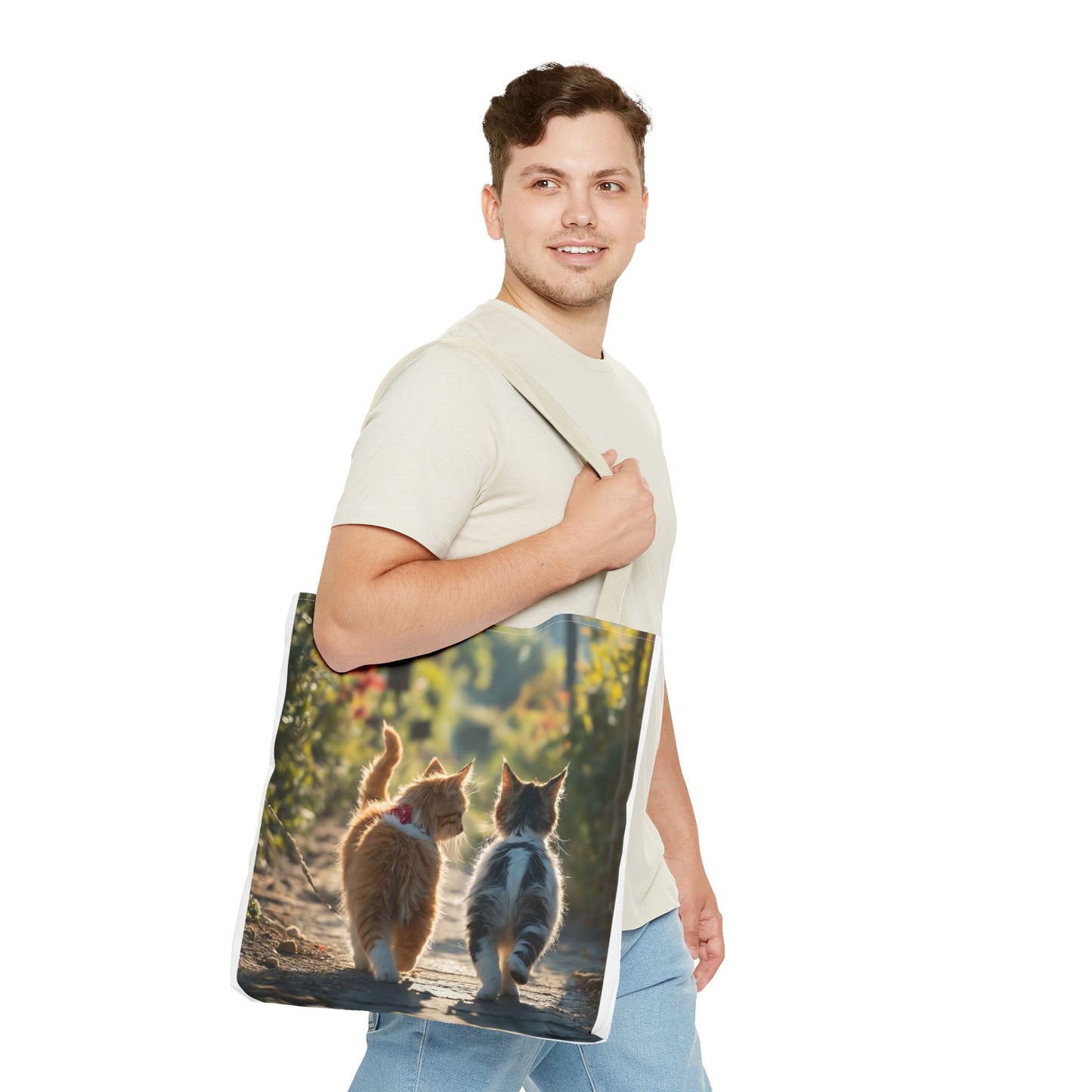 Cat Travelers Tote Bag (AOP)