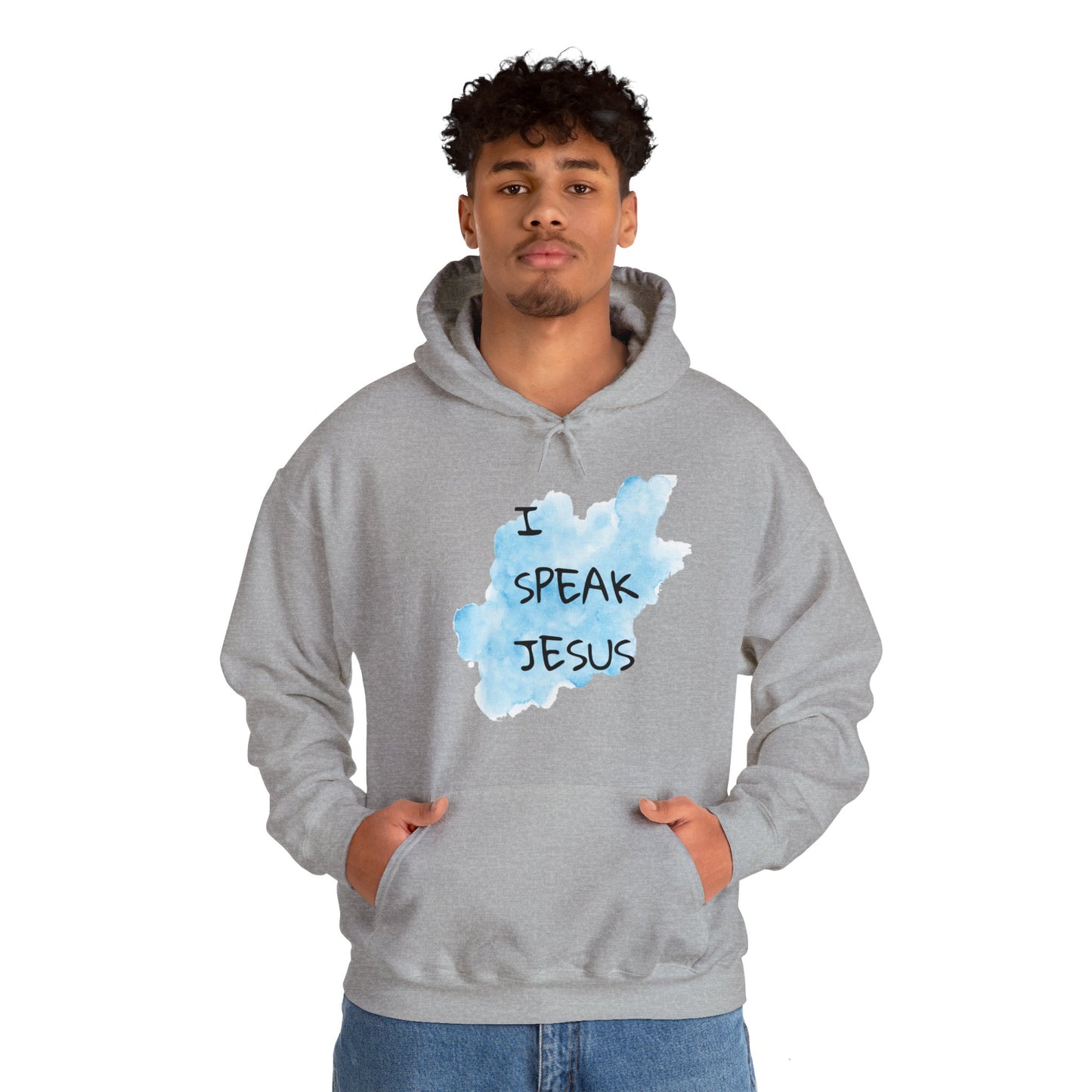 I Speak Jesus  Unisex Heavy Blend™ Hooded Sweatshirt