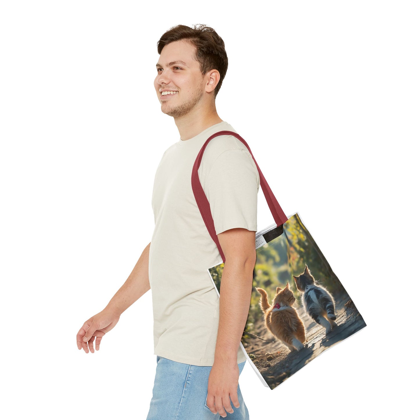 Cat Travelers Tote Bag (AOP)