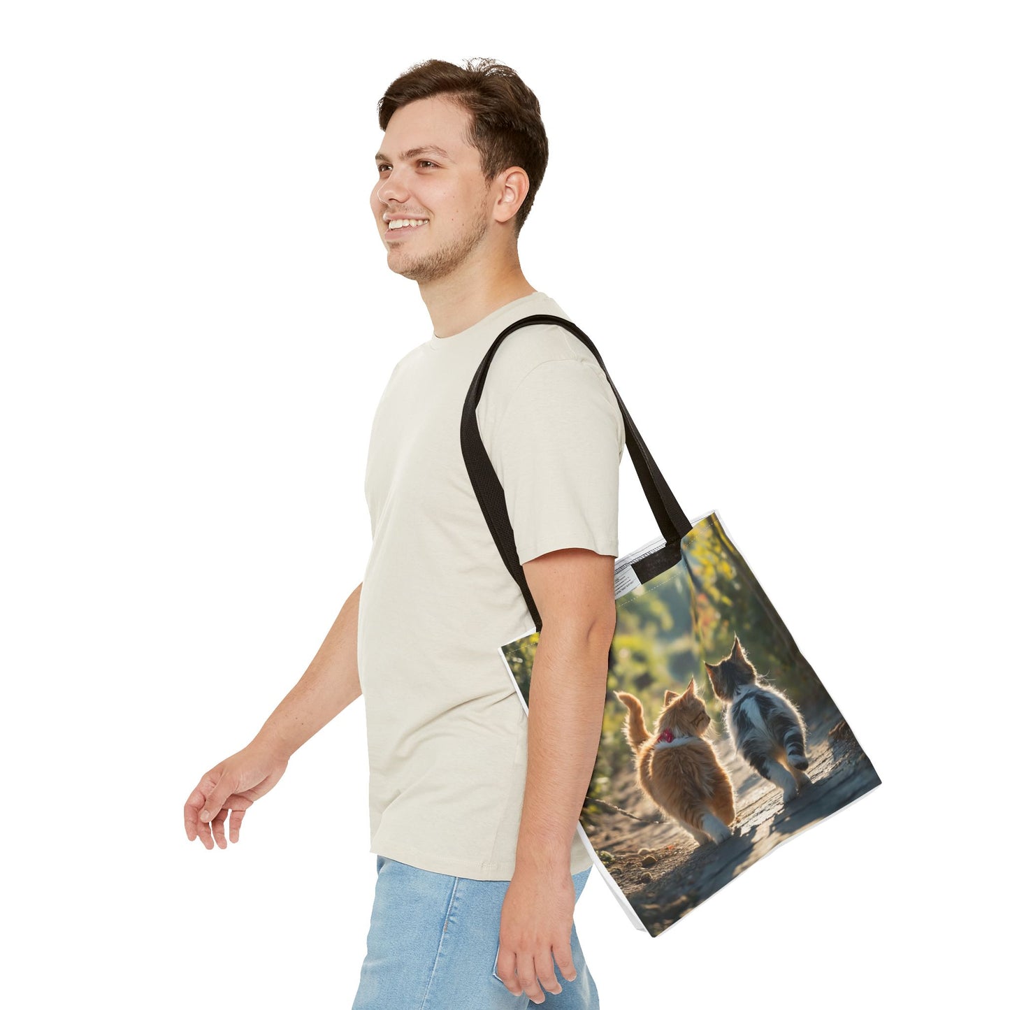 Cat Travelers Tote Bag (AOP)