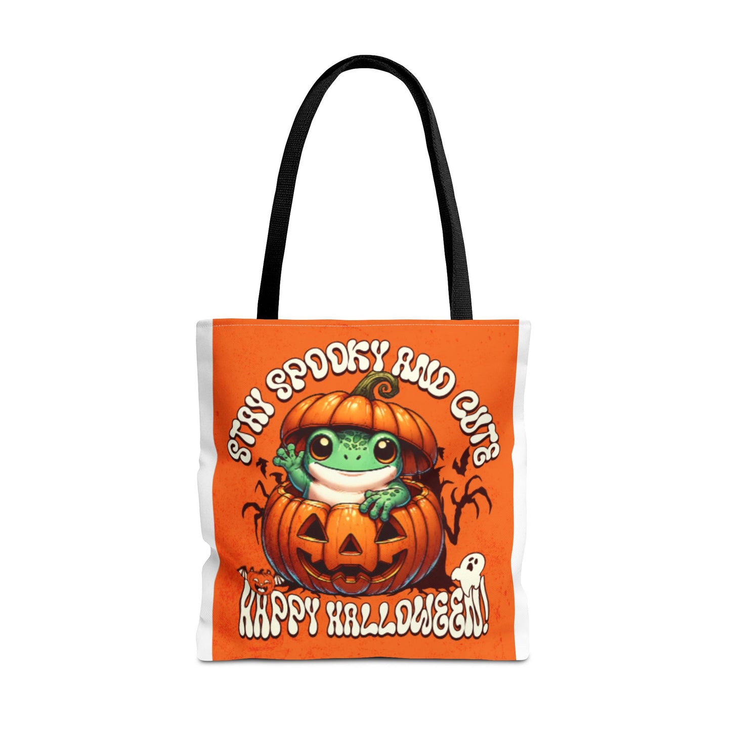 Jack o Latern and Frog   Tote Bag (AOP)