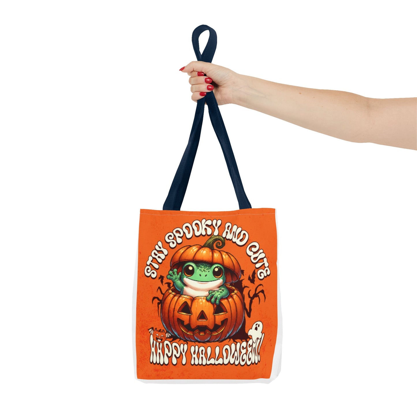 Jack o Latern and Frog   Tote Bag (AOP)