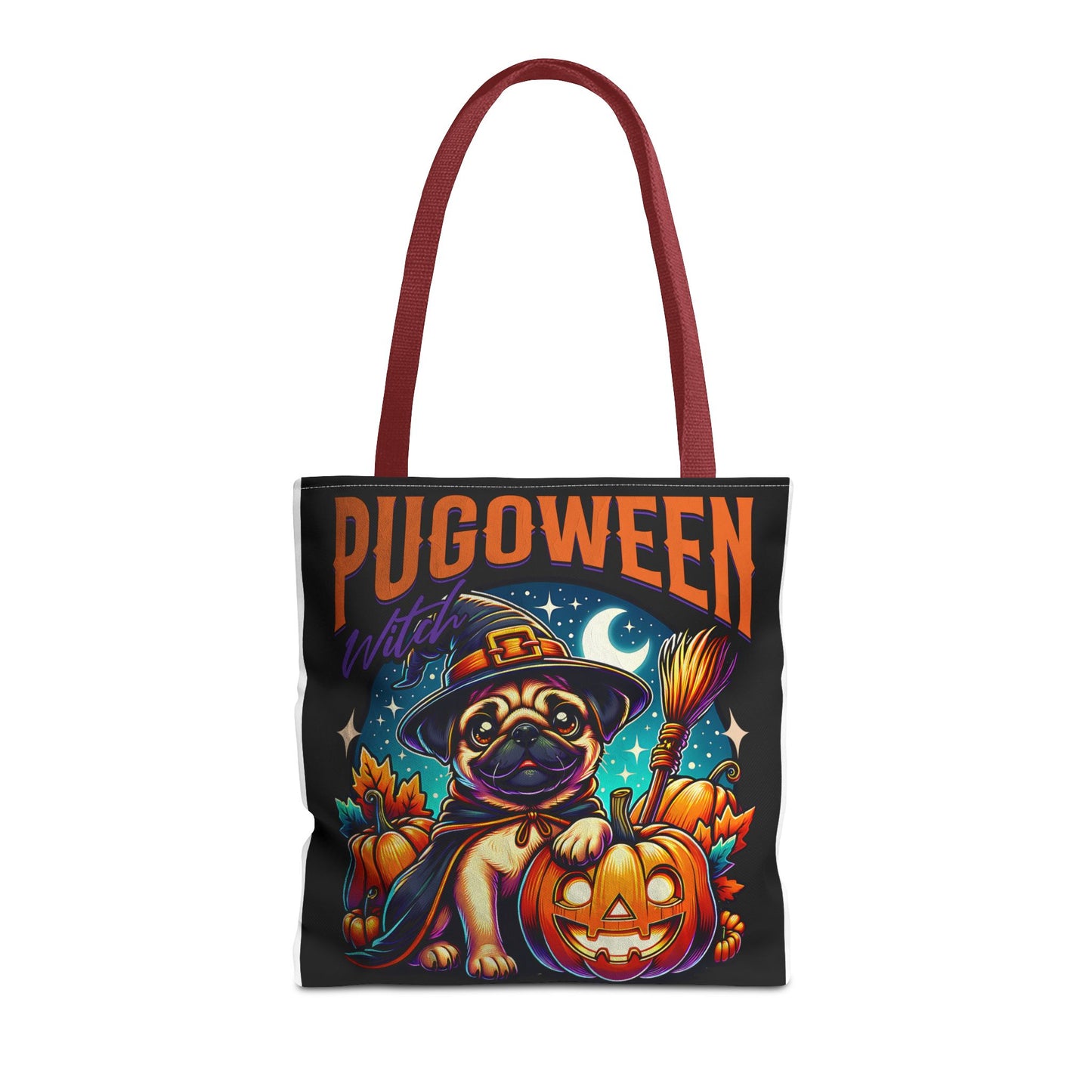 Pug O Ween Tote Bag (AOP)