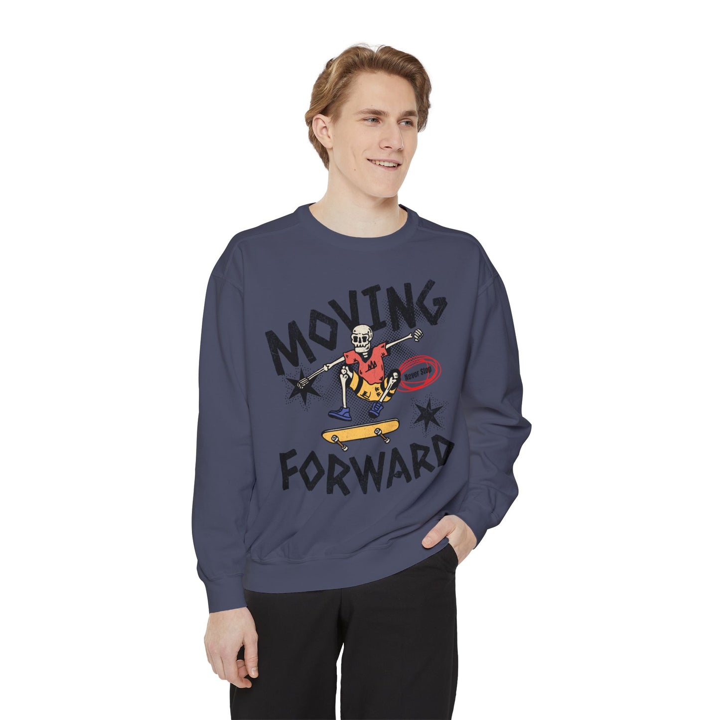 Moving Forward  Unisex Garment-Dyed Sweatshirt