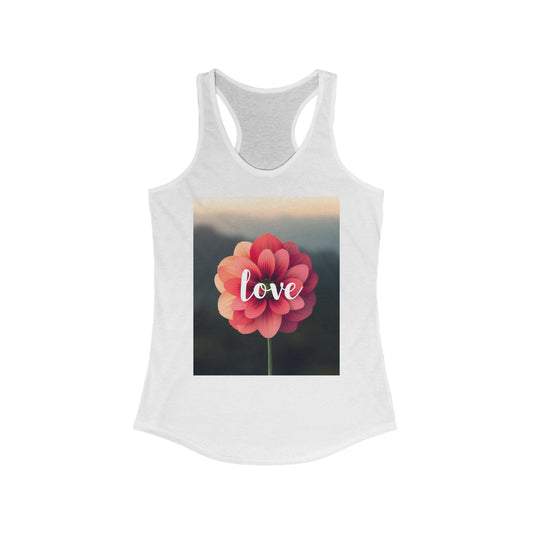 Red Flower Women's Ideal Racerback Tank