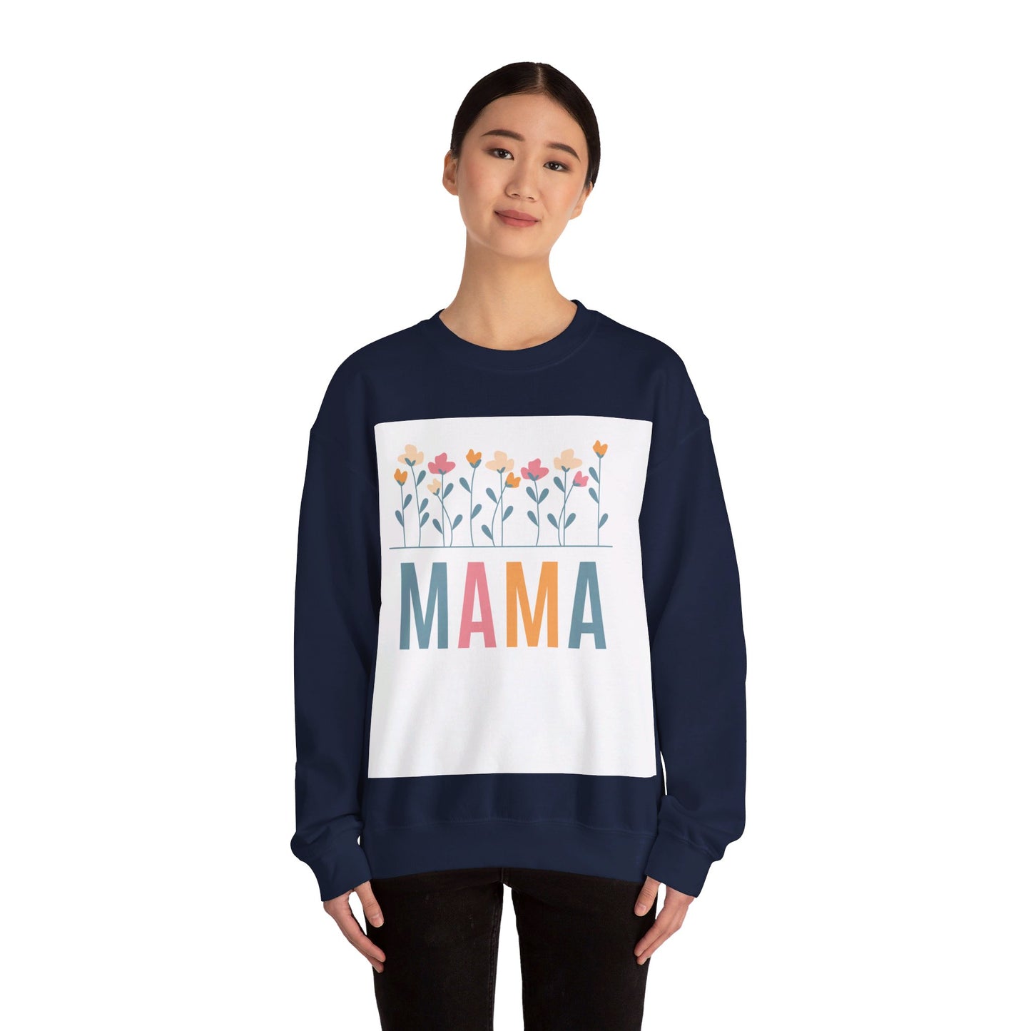 Mama   Heavy Blend™ Crewneck Sweatshirt