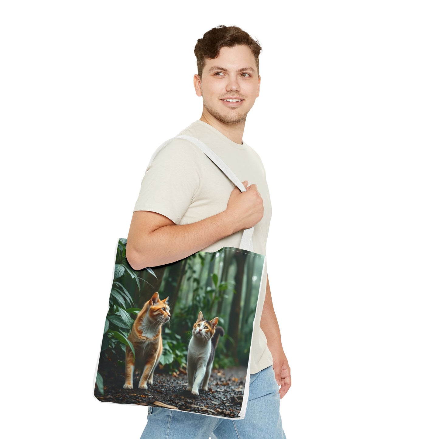 Jungle Cats Tote Bag (AOP)