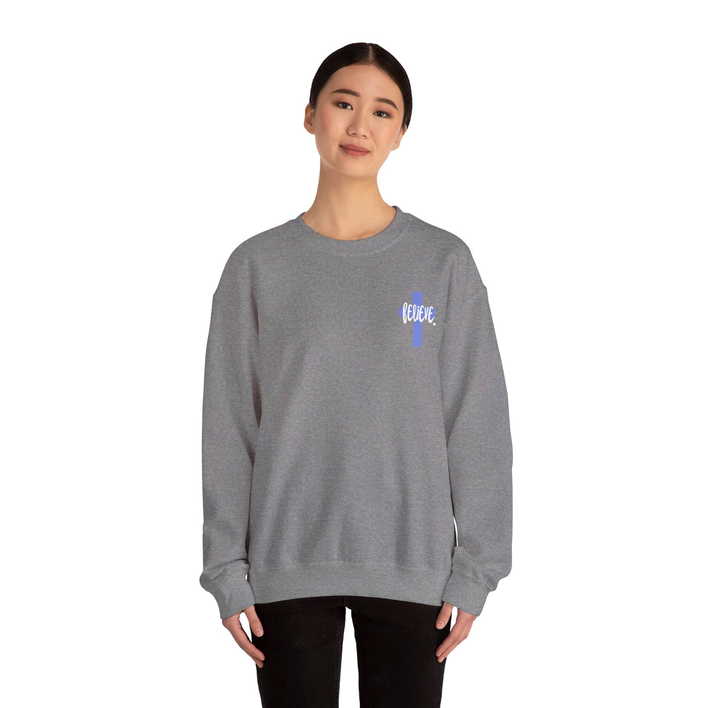 Believe Unisex Heavy Blend™ Crewneck Sweatshirt