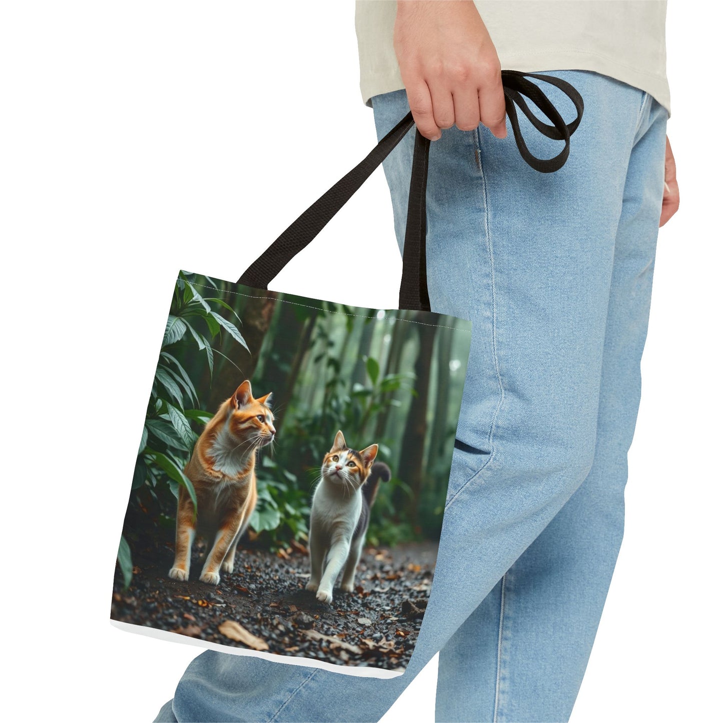 Jungle Cats Tote Bag (AOP)