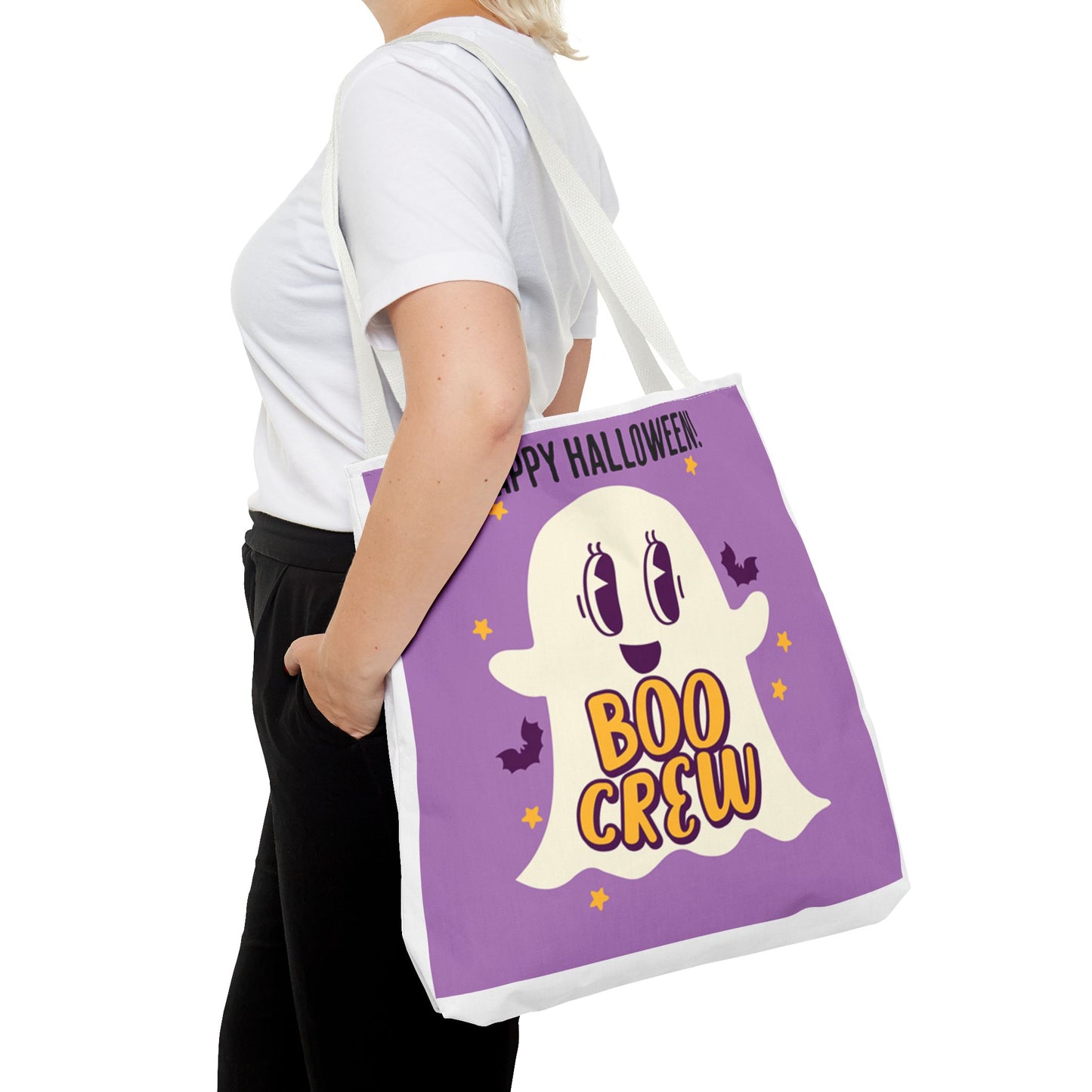 Halloween Boo Crew Tote Bag (AOP)