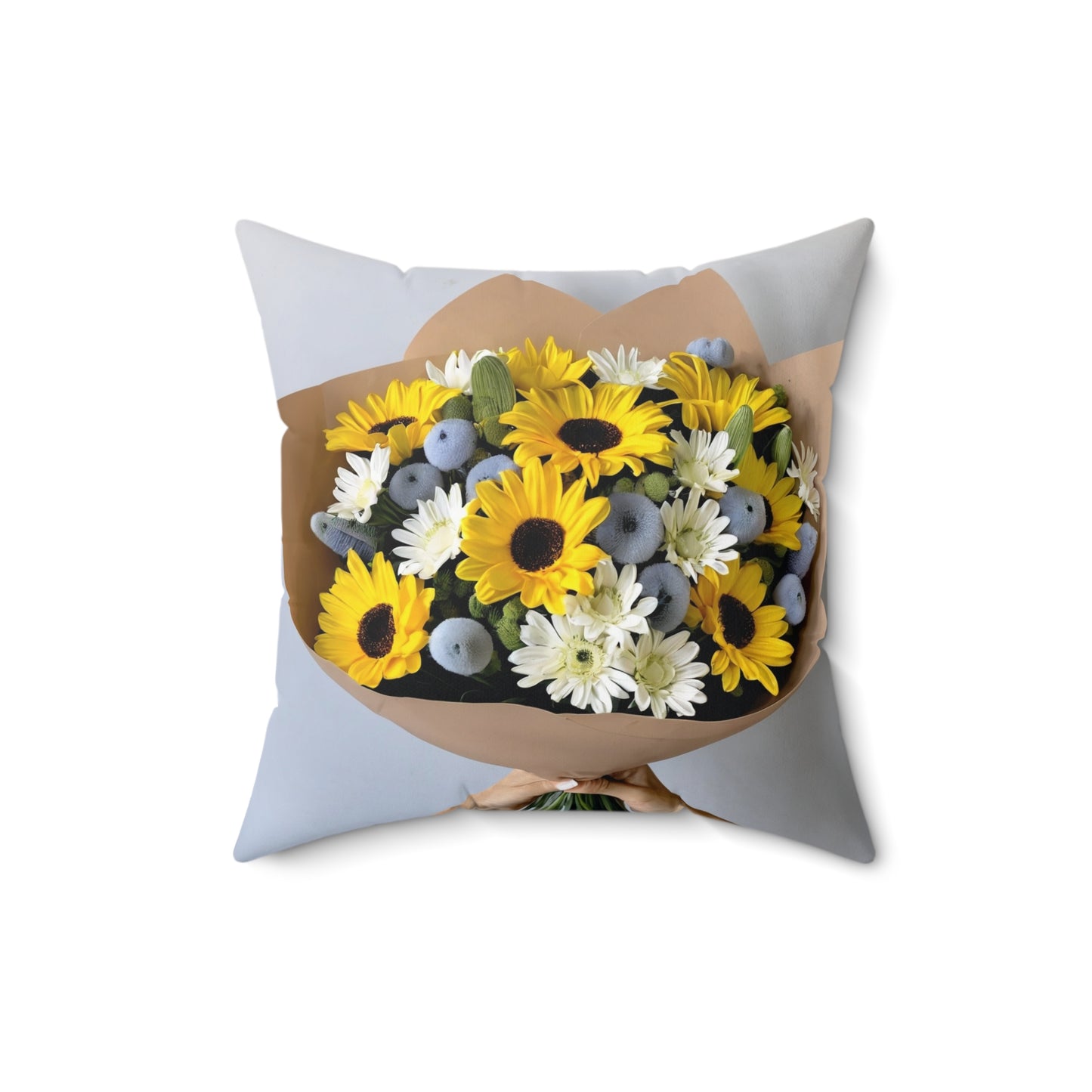 Bouquet Spun Polyester Square Pillow