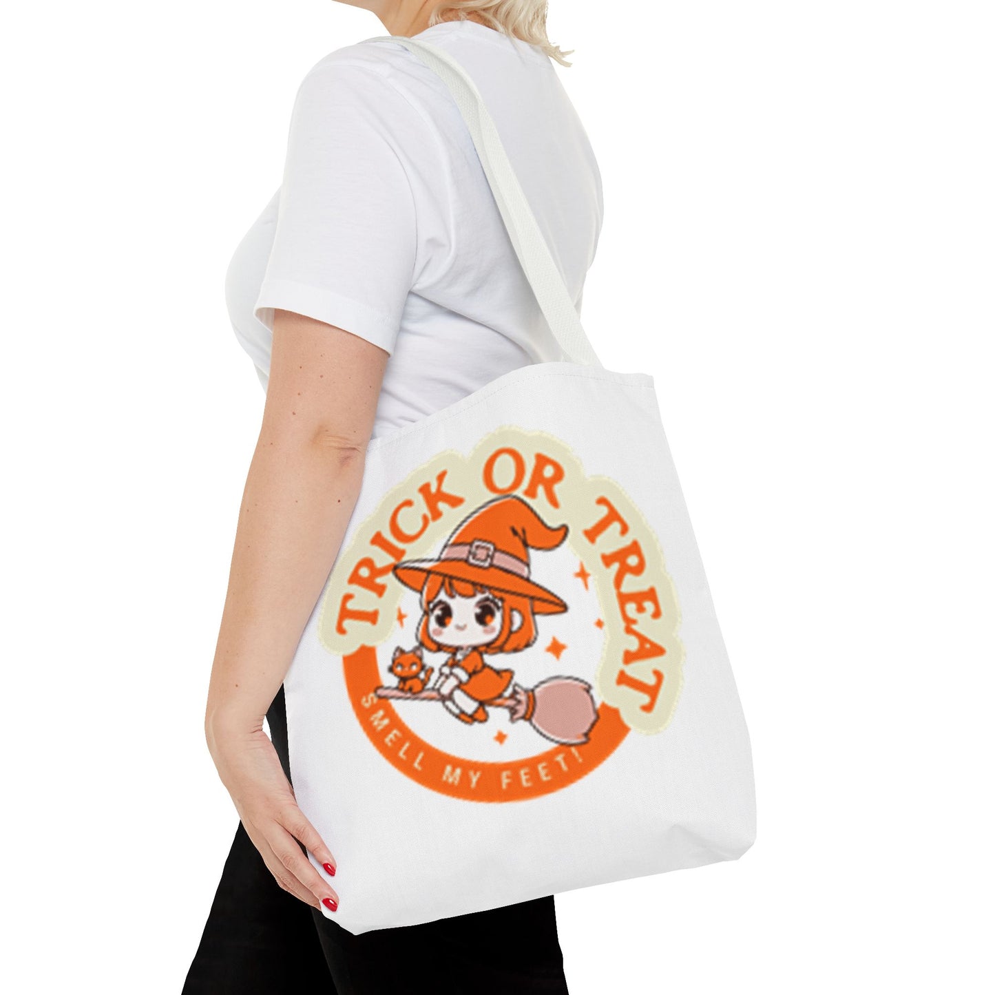 Trick or Treat, Smell My Feet   Halloween Tote Bag (AOP)