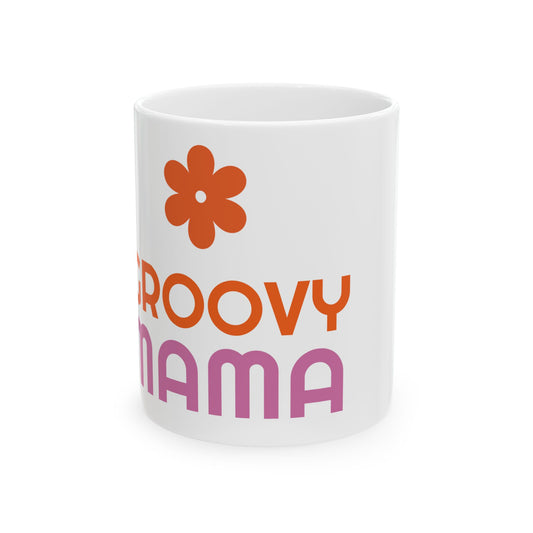 Groovy Mama Ceramic Mug, (11oz, 15oz)