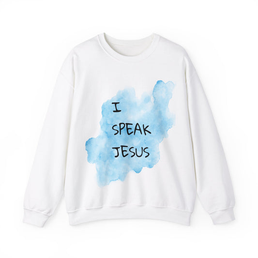 I Speak JESUS      Unisex Heavy Blend™ Crewneck Sweatshirt