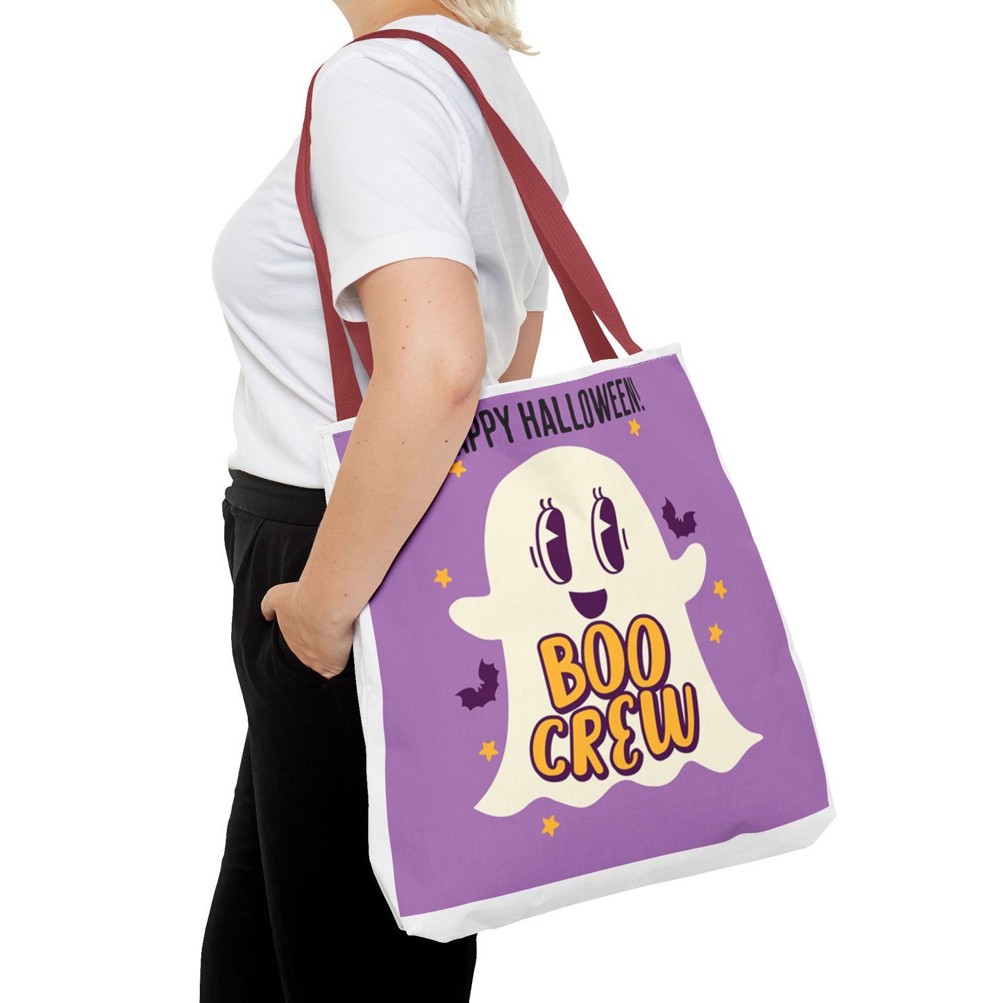 Halloween Boo Crew Tote Bag (AOP)