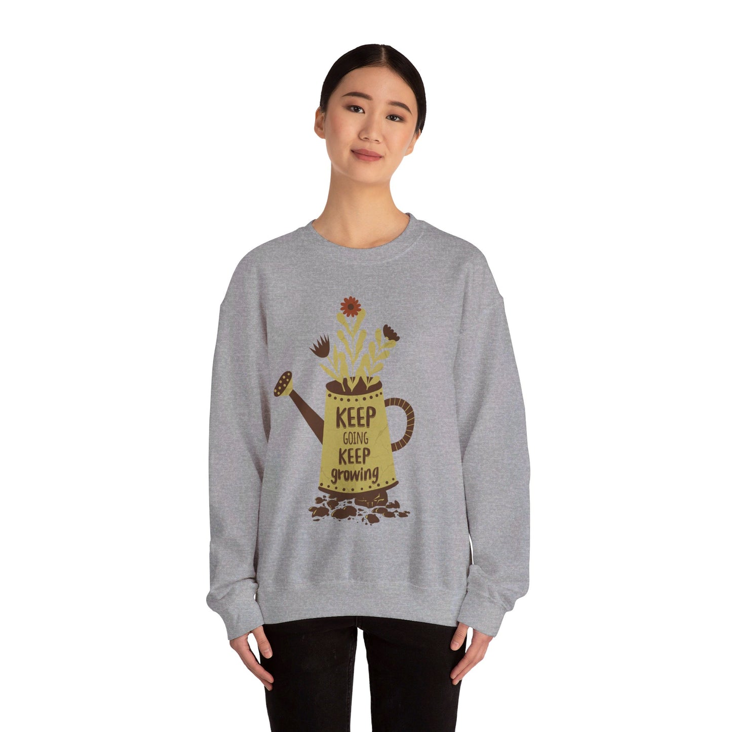 Keep Going, Keep Growing Unisex Heavy Blend™ Crewneck Sweatshirt