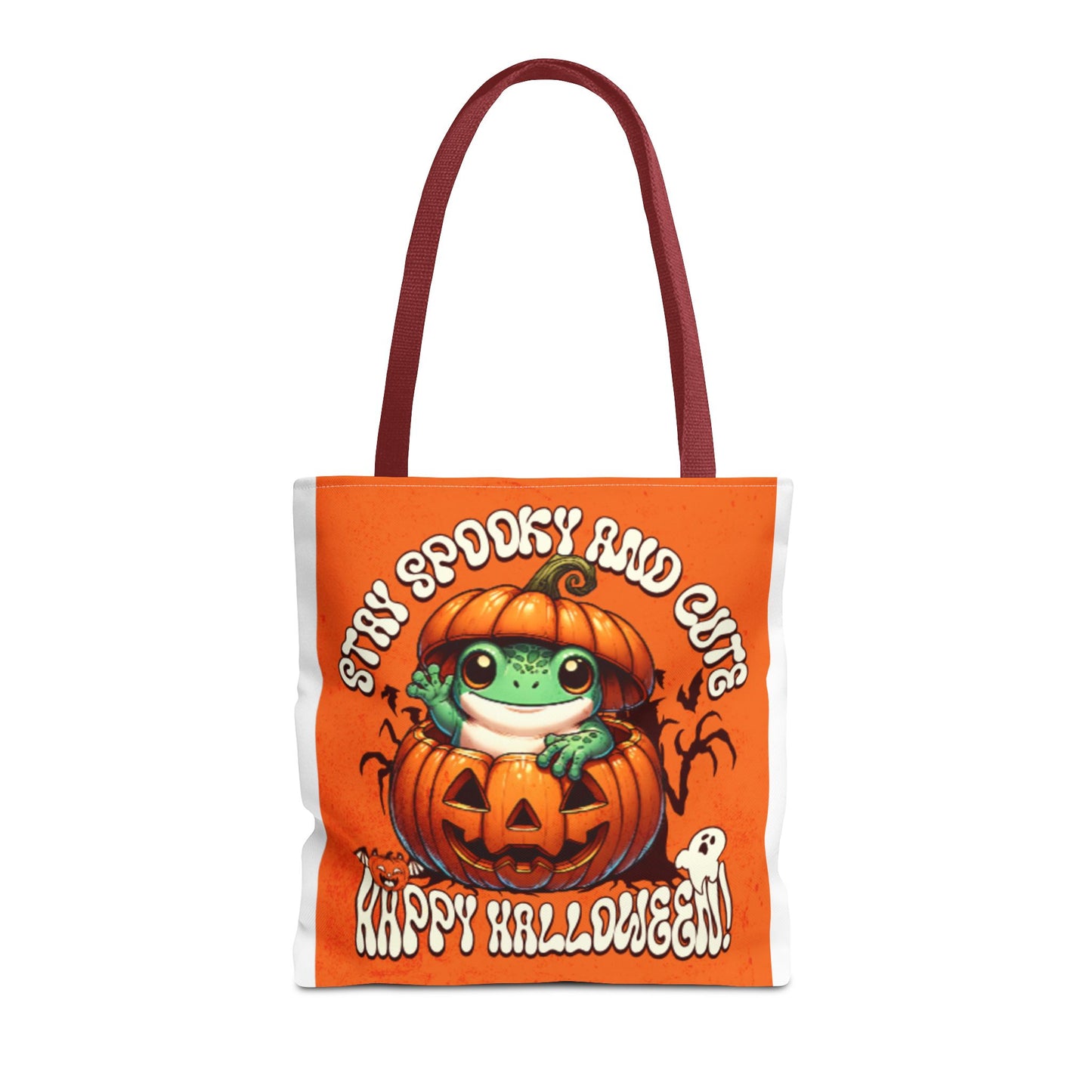 Jack o Latern and Frog   Tote Bag (AOP)