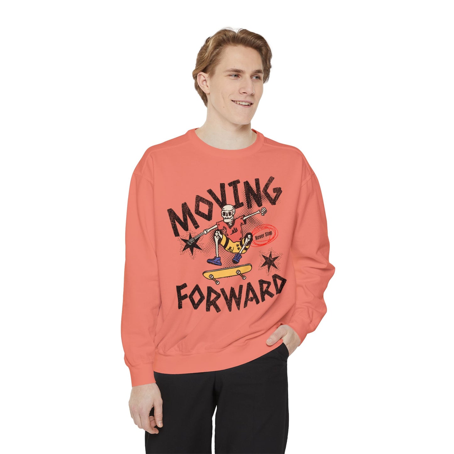 Moving Forward  Unisex Garment-Dyed Sweatshirt