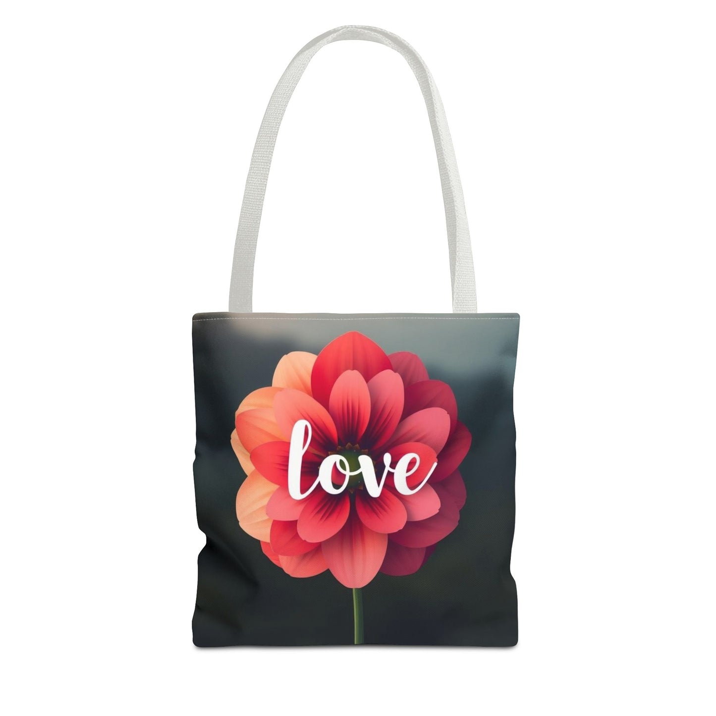 Red Flower Tote Bag (AOP)