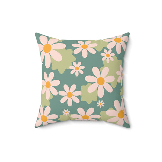 Positivity Petals Spun Polyester Square Pillow