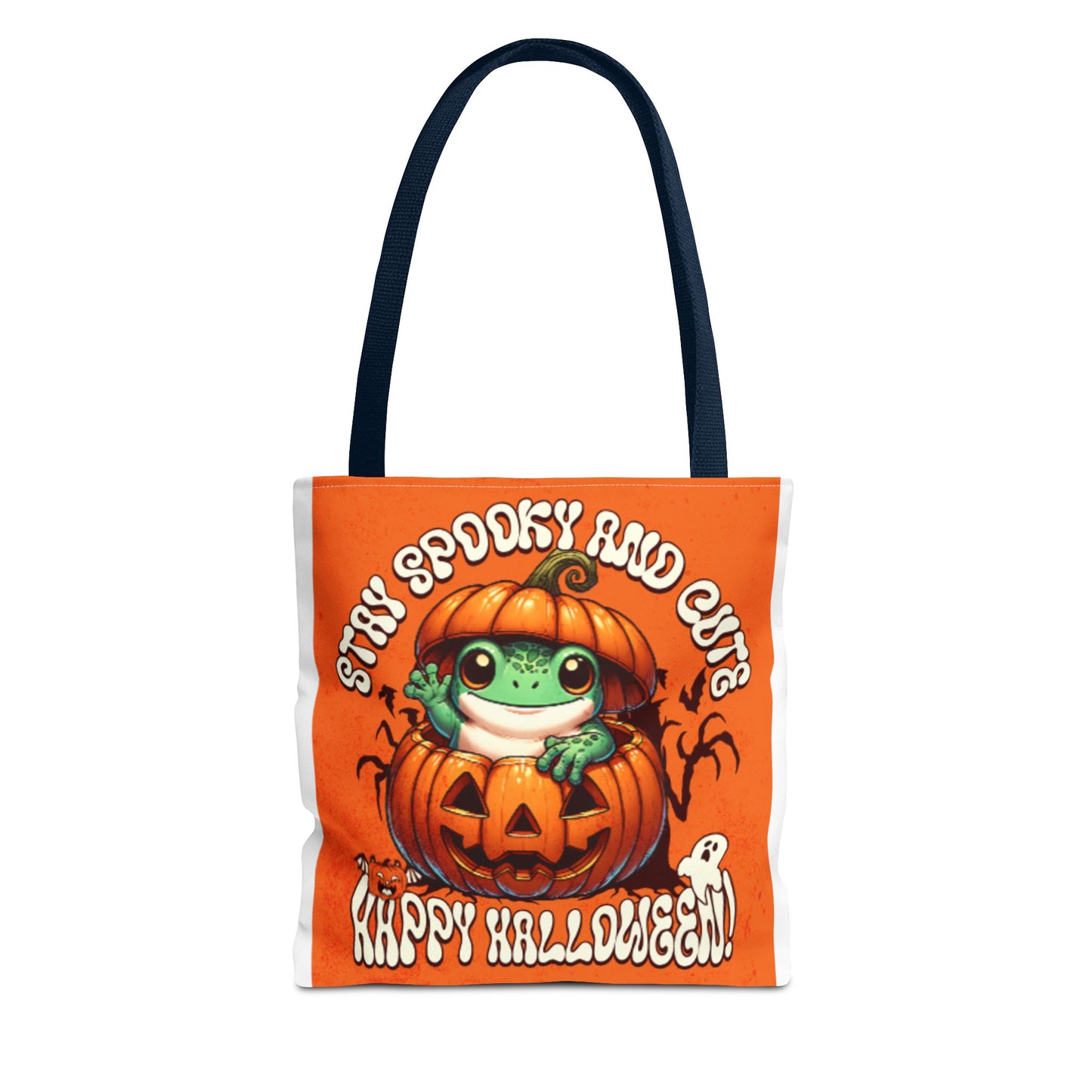 Jack o Latern and Frog   Tote Bag (AOP)