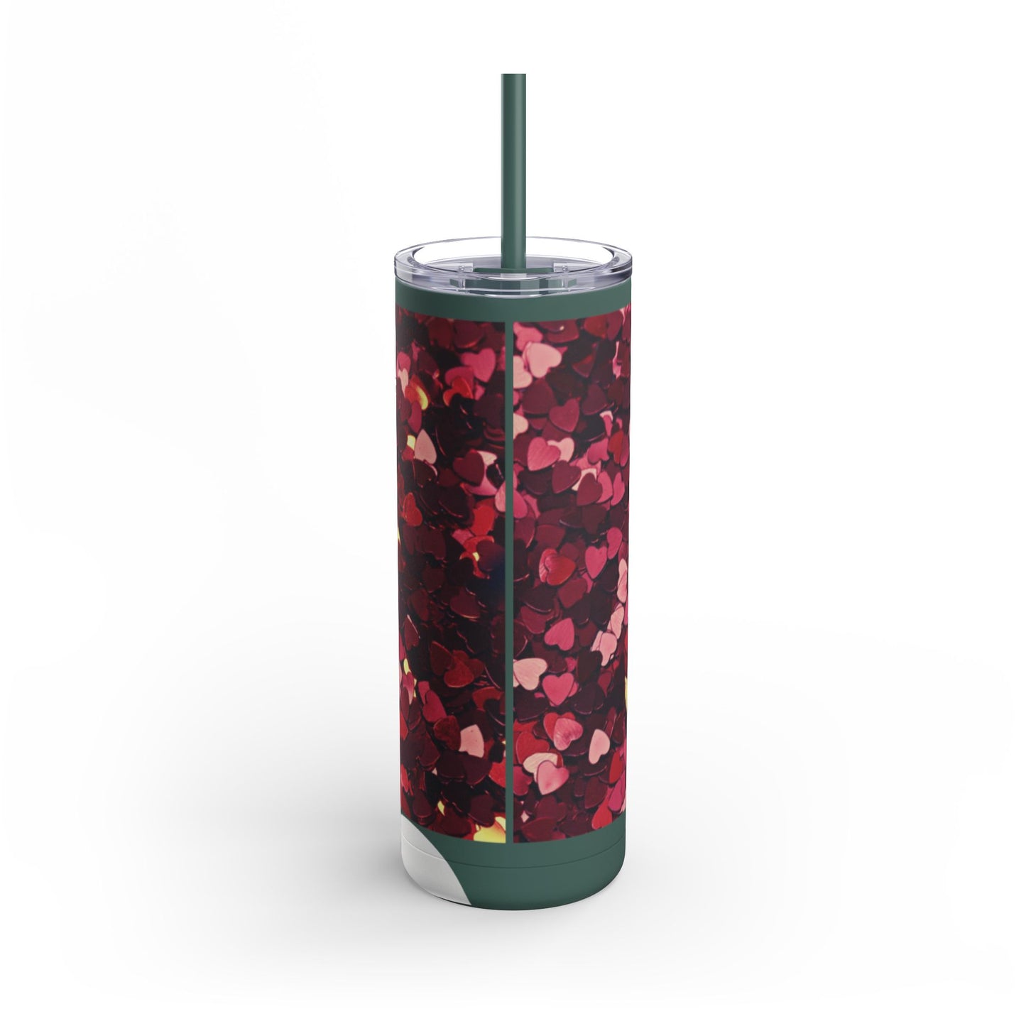 Hearts  Skinny Matte Tumbler, 20oz