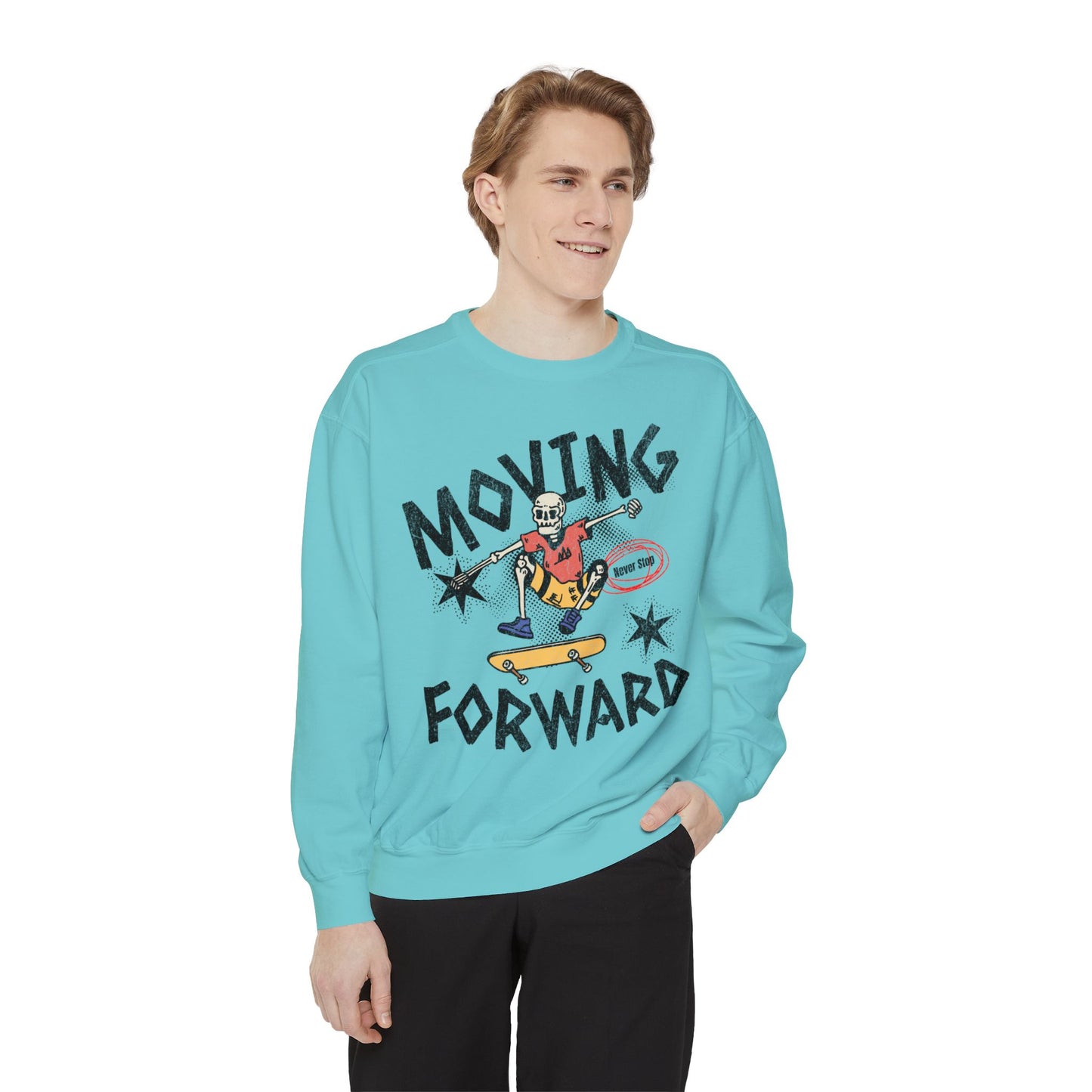 Moving Forward  Unisex Garment-Dyed Sweatshirt