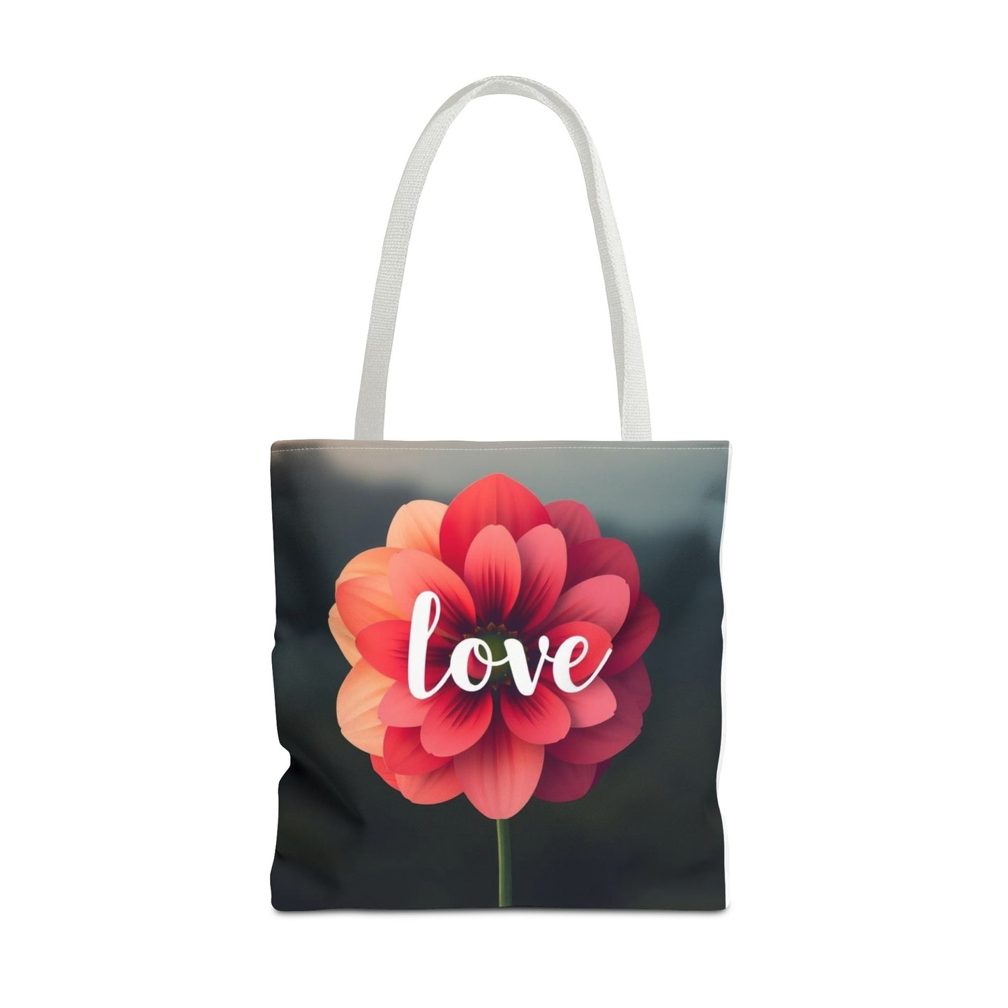 Red Flower Tote Bag (AOP)