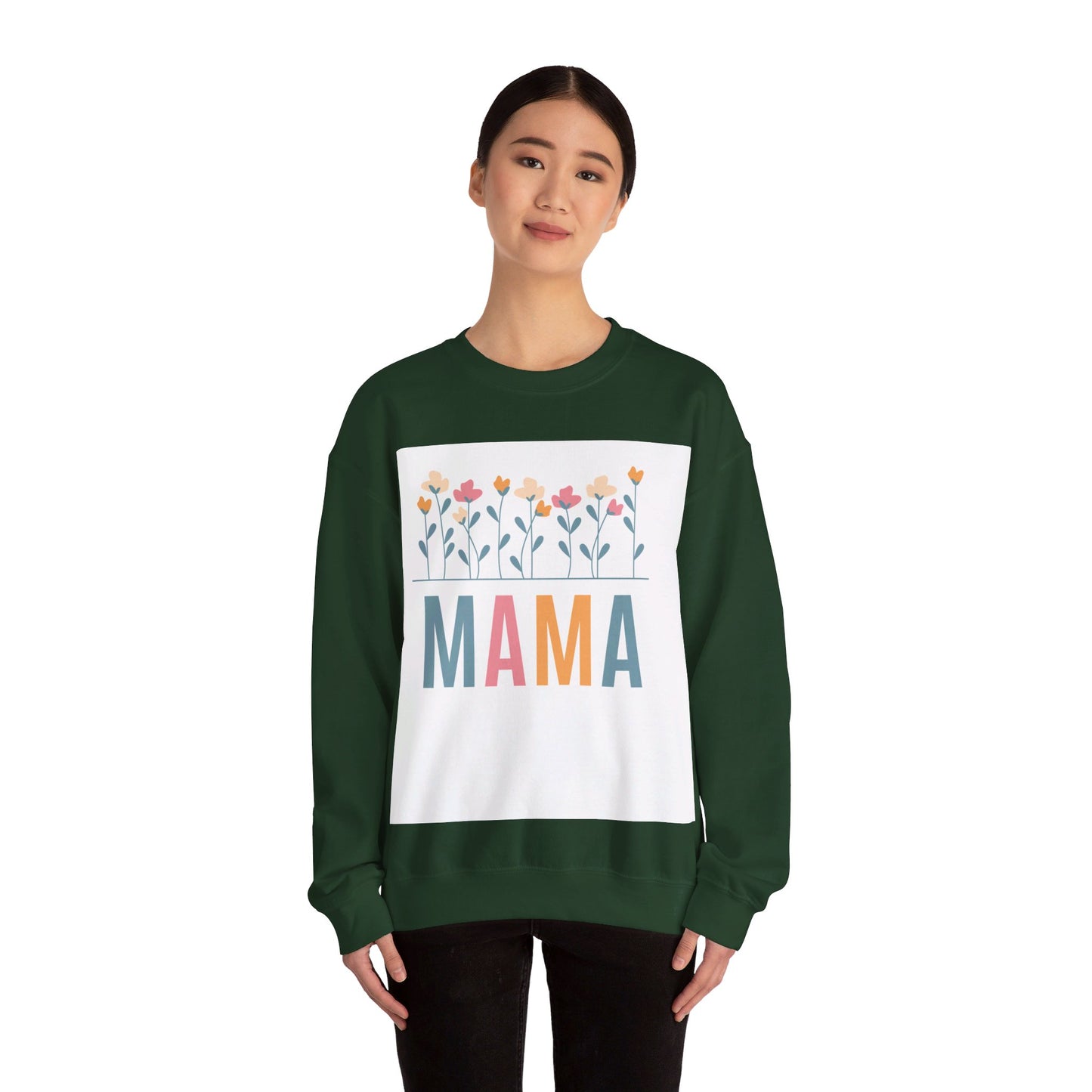 Mama   Heavy Blend™ Crewneck Sweatshirt