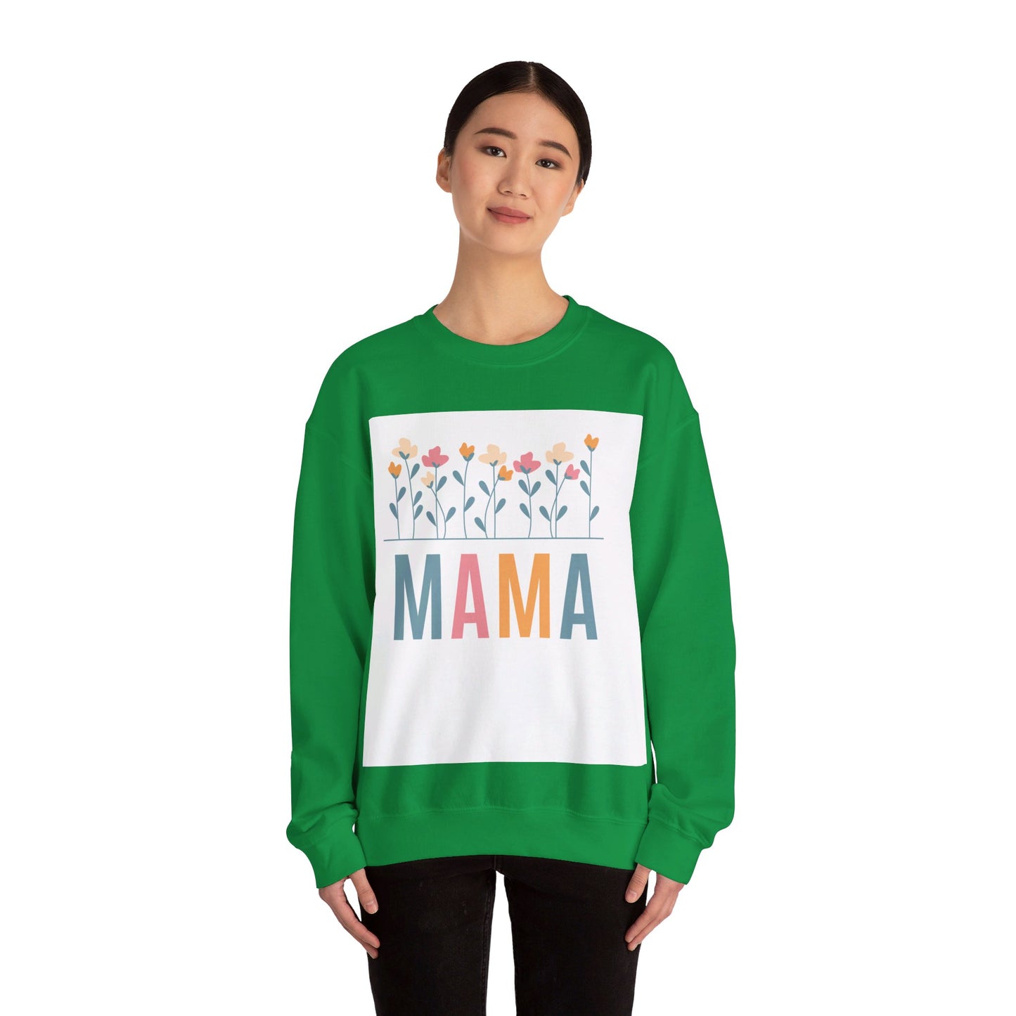 Mama   Heavy Blend™ Crewneck Sweatshirt