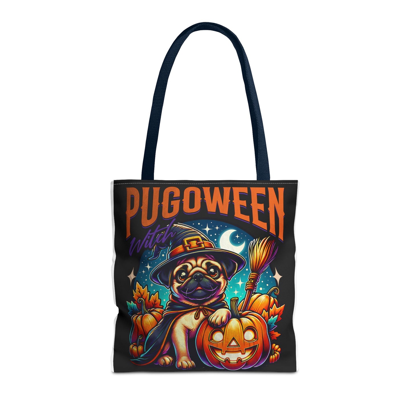 Pug O Ween Tote Bag (AOP)