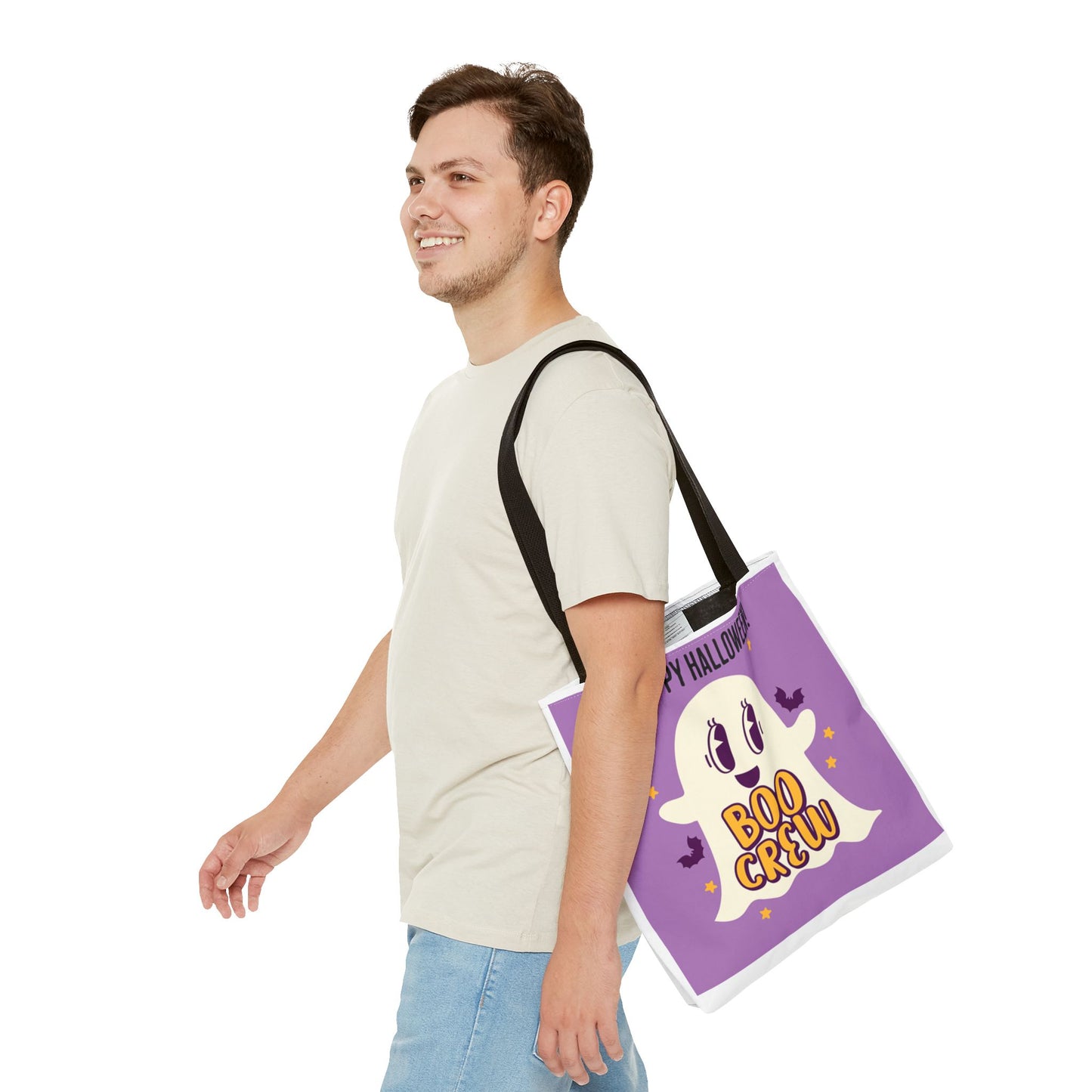 Halloween Boo Crew Tote Bag (AOP)