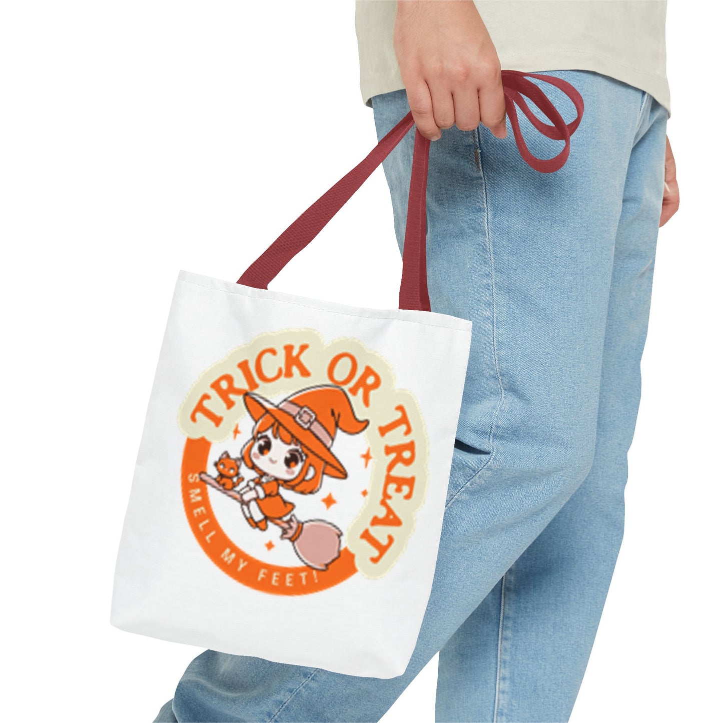 Trick or Treat, Smell My Feet   Halloween Tote Bag (AOP)