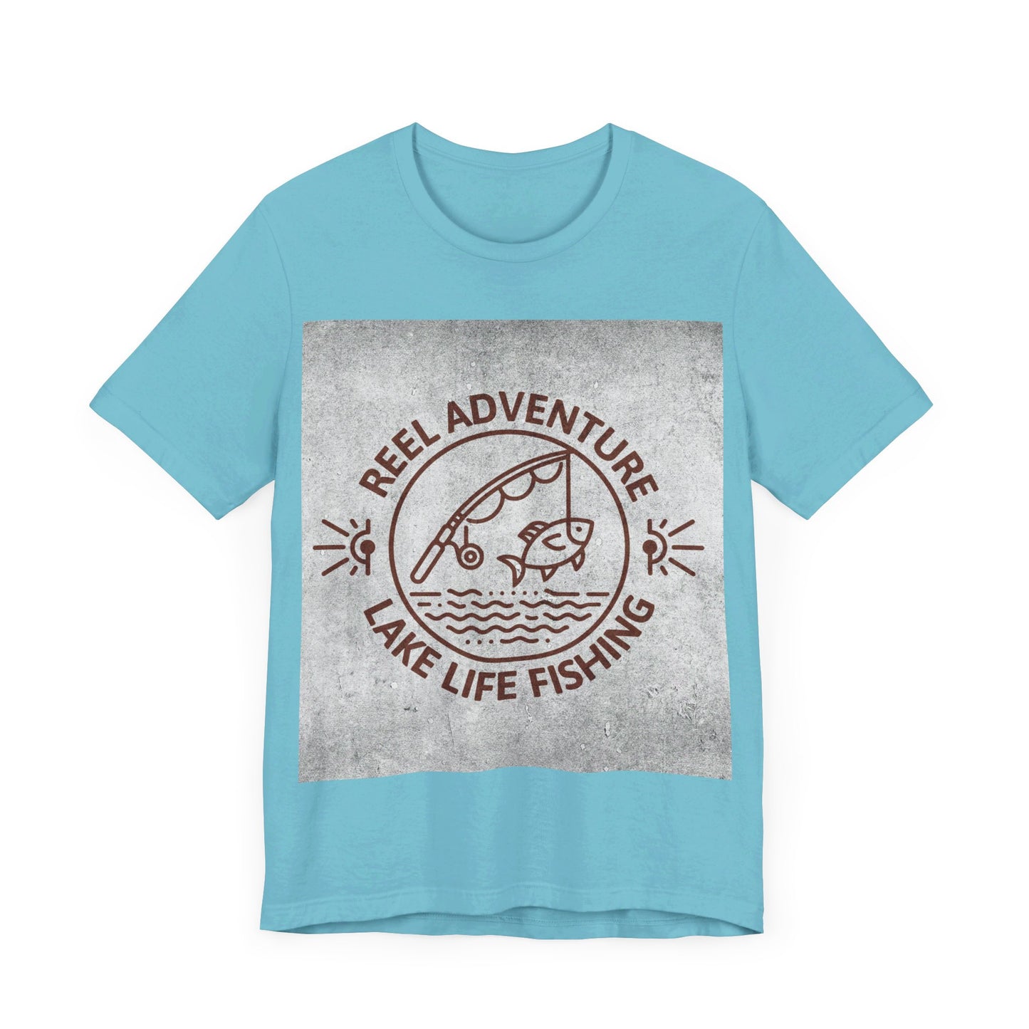 Lake Life Fishing   Unisex Jersey Short Sleeve Tee